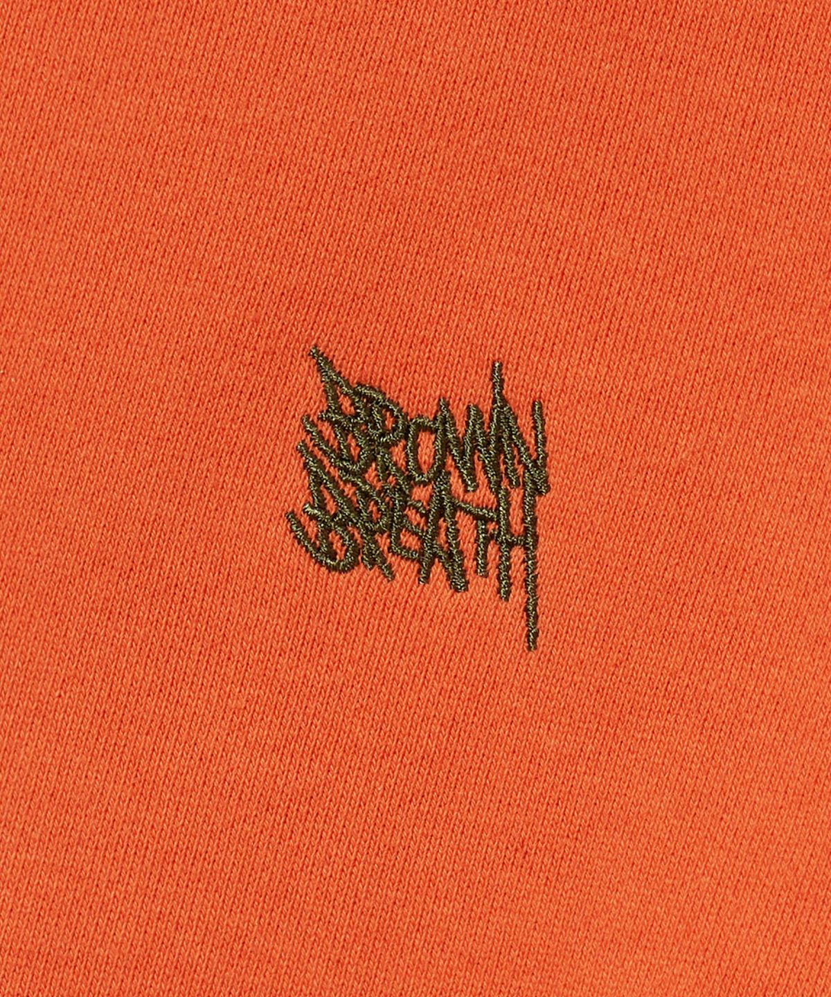브라운브레스(BROWNBREATH) TIGER CAMO TAG HOODIE - ORANGE