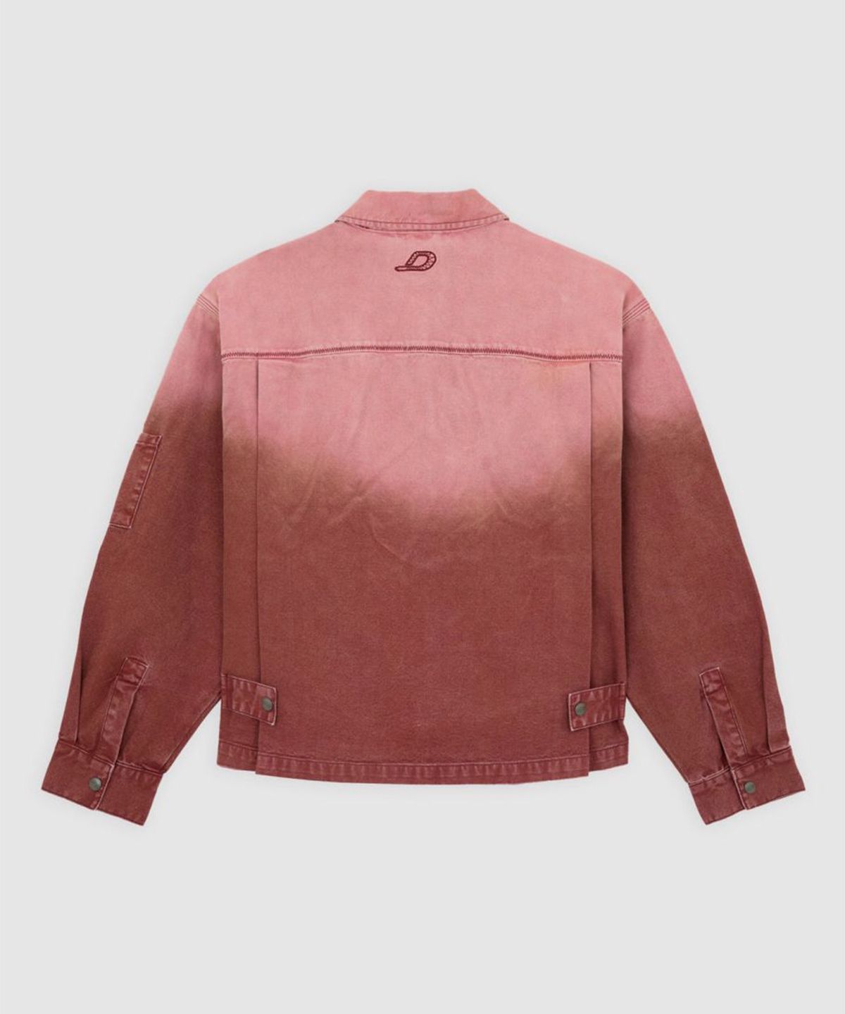 디키즈(DICKIES) 워시드 스네이크 아이젠하워 재킷 Mahogany