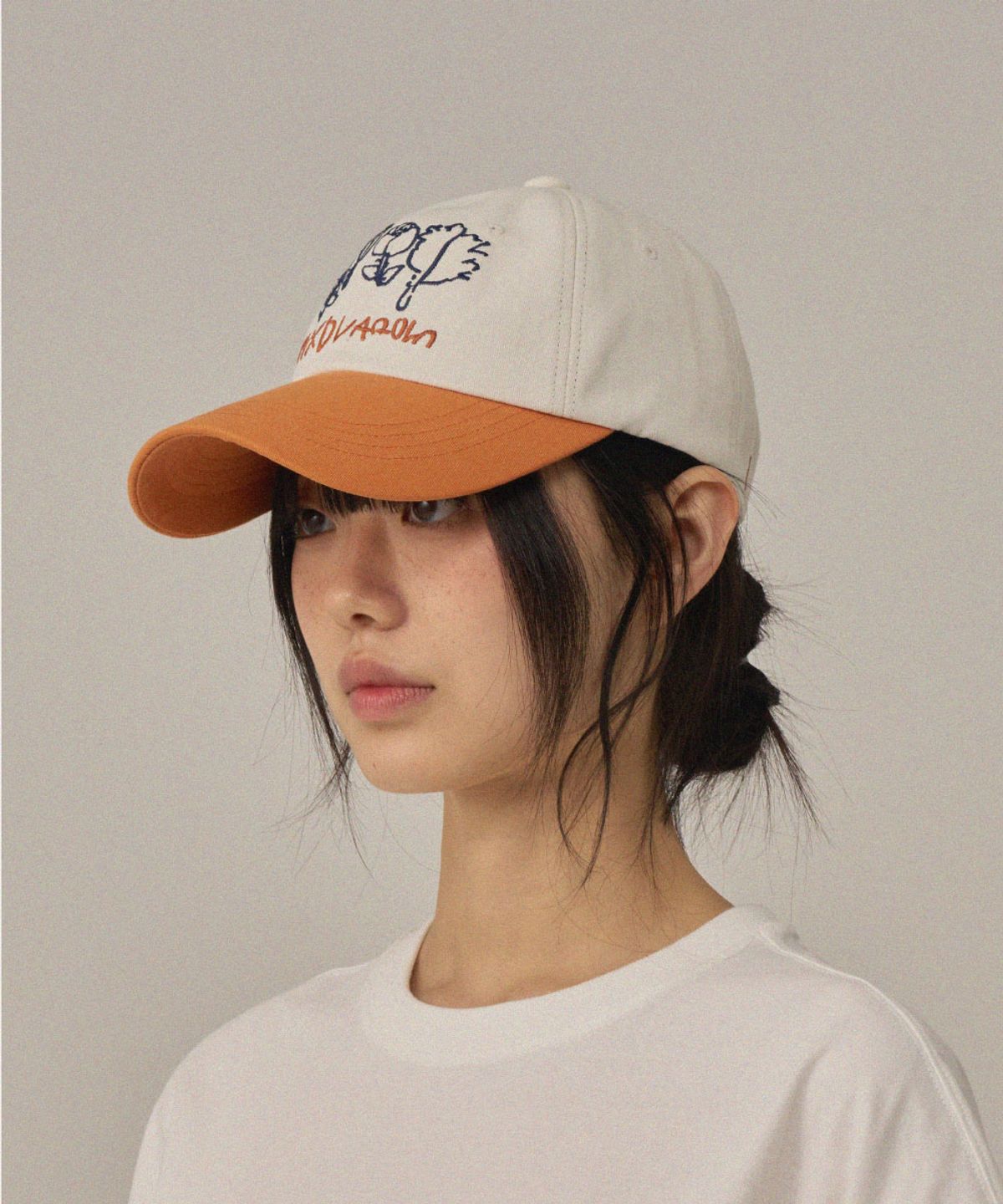 보나츠 팔레트(BONATSPALETTE) BP 플라워 투톤 볼캡_3COLOR