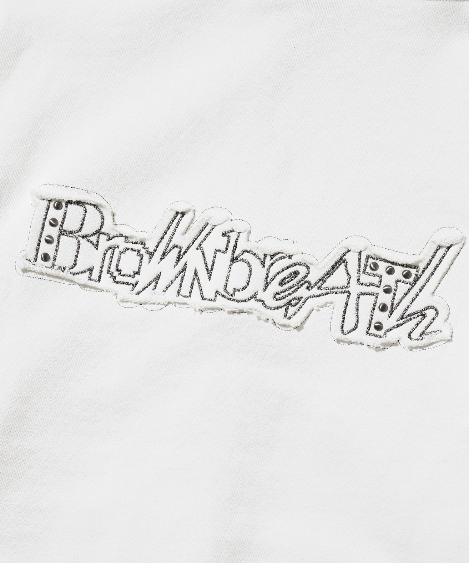 ★BROWNBREATH★ MERGE BB STUD HOOD ZIP UP IVORY MUSINSA | BROWNBREATH MERGE BB STUD HOOD ZIP UP - IVORY