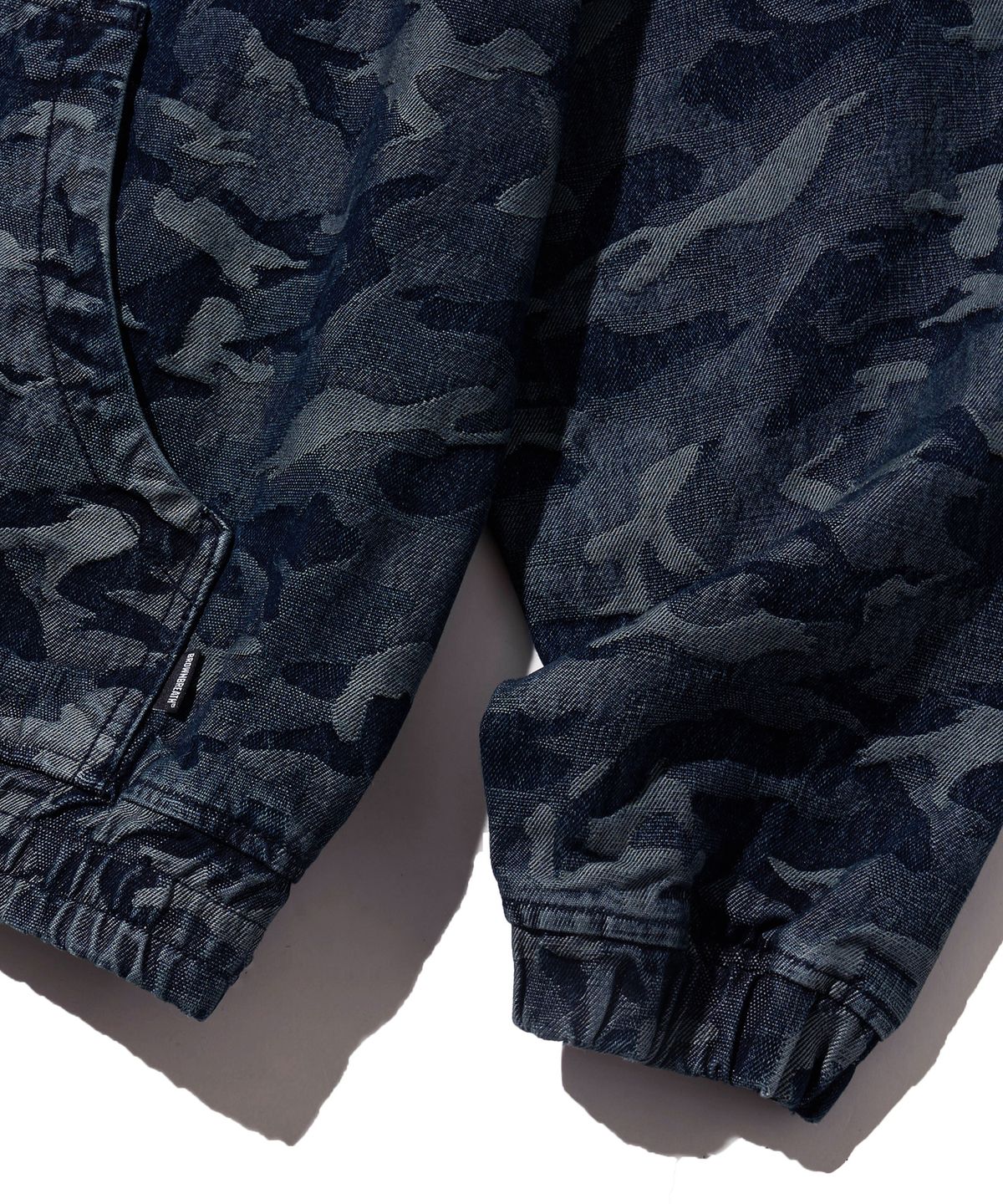 브라운브레스(BROWNBREATH) JACQUARD DENIM JACKET - INDIGO