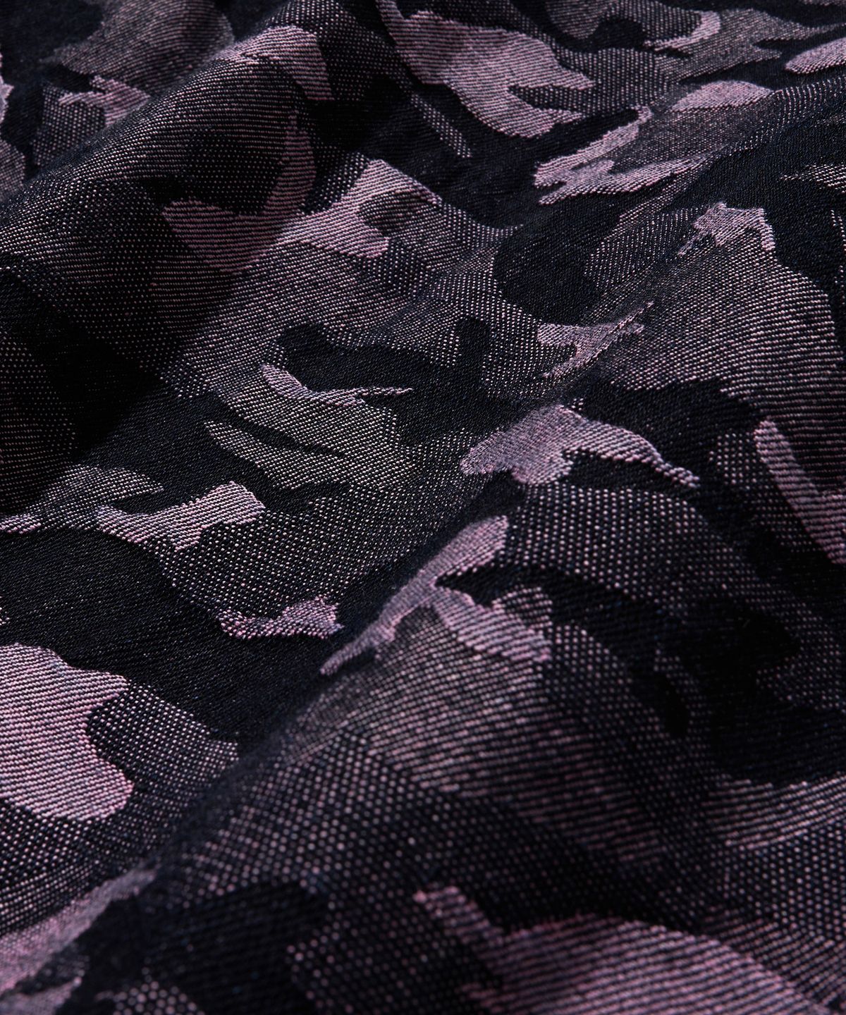브라운브레스(BROWNBREATH) JACQUARD DENIM JACKET - BURGUNDY
