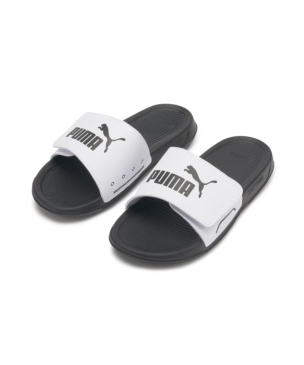 푸마(PUMA) 로얄캣 컴포트 2 에센셜 - 화이트:블랙 / 404281-02