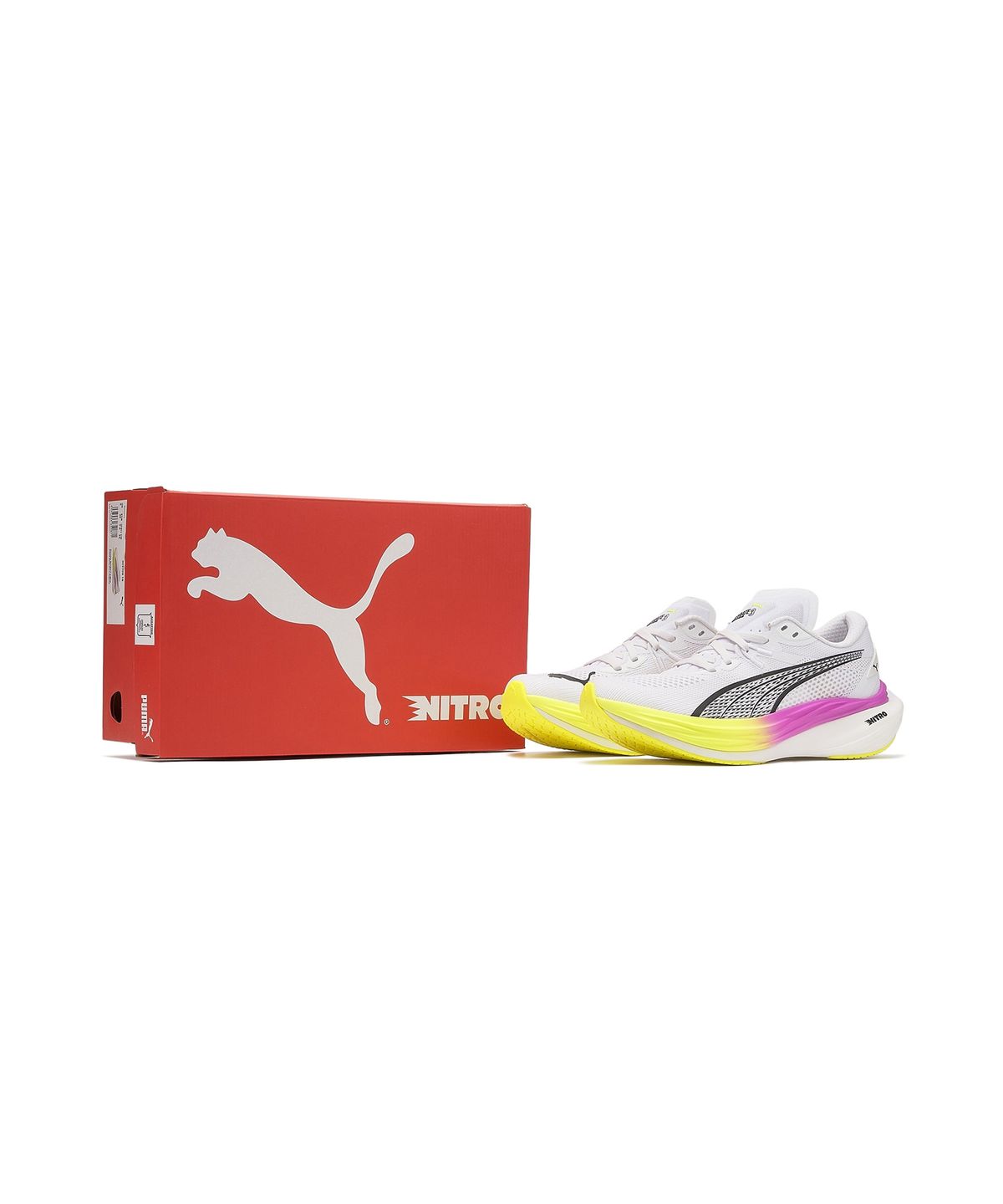 푸마(PUMA) 디비에이트 나이트로 3 우먼스 - 옐로우:퓨어마젠타 / 309708-18