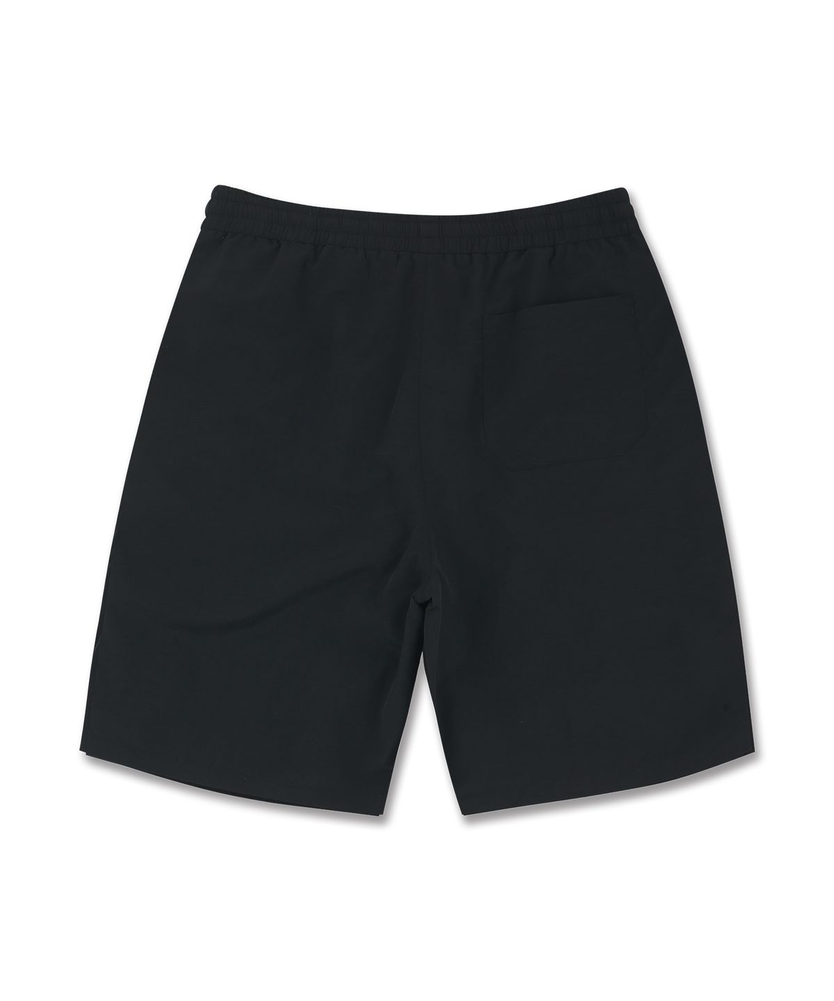 돌핀웨이브어패럴(DOLPHIN WAVE APPAREL) 돌핀 실리콘와펜 루즈핏 타슬란 반바지 블랙