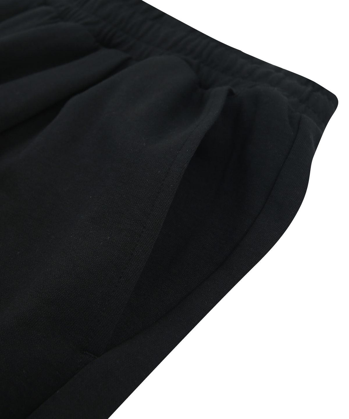 돌핀웨이브어패럴(DOLPHIN WAVE APPAREL) [2팩] 돌핀 아치로고 실리콘프린트 원턱 스웨트 쇼츠