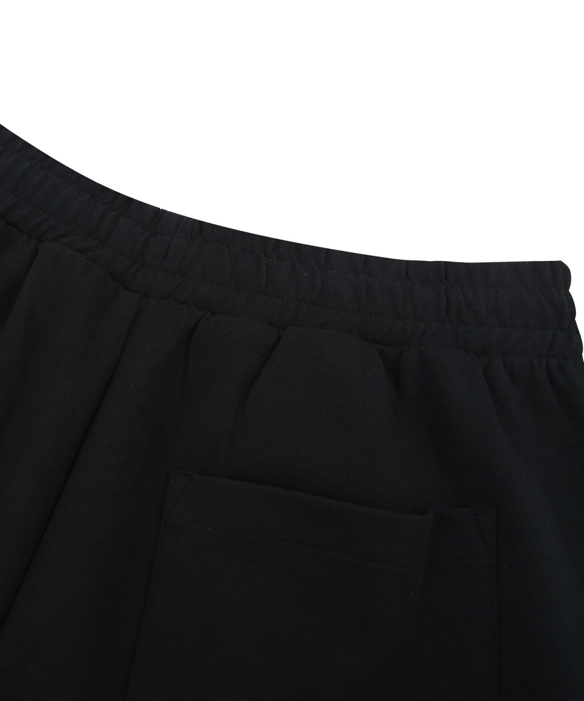 돌핀웨이브어패럴(DOLPHIN WAVE APPAREL) [2팩] 돌핀 아치로고 실리콘프린트 원턱 스웨트 쇼츠