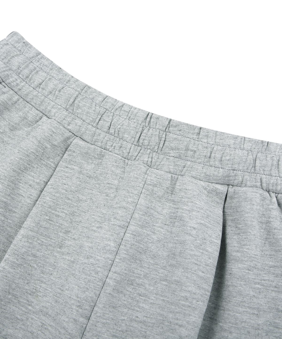 돌핀웨이브어패럴(DOLPHIN WAVE APPAREL) [2팩] 돌핀 아치로고 실리콘프린트 원턱 스웨트 쇼츠