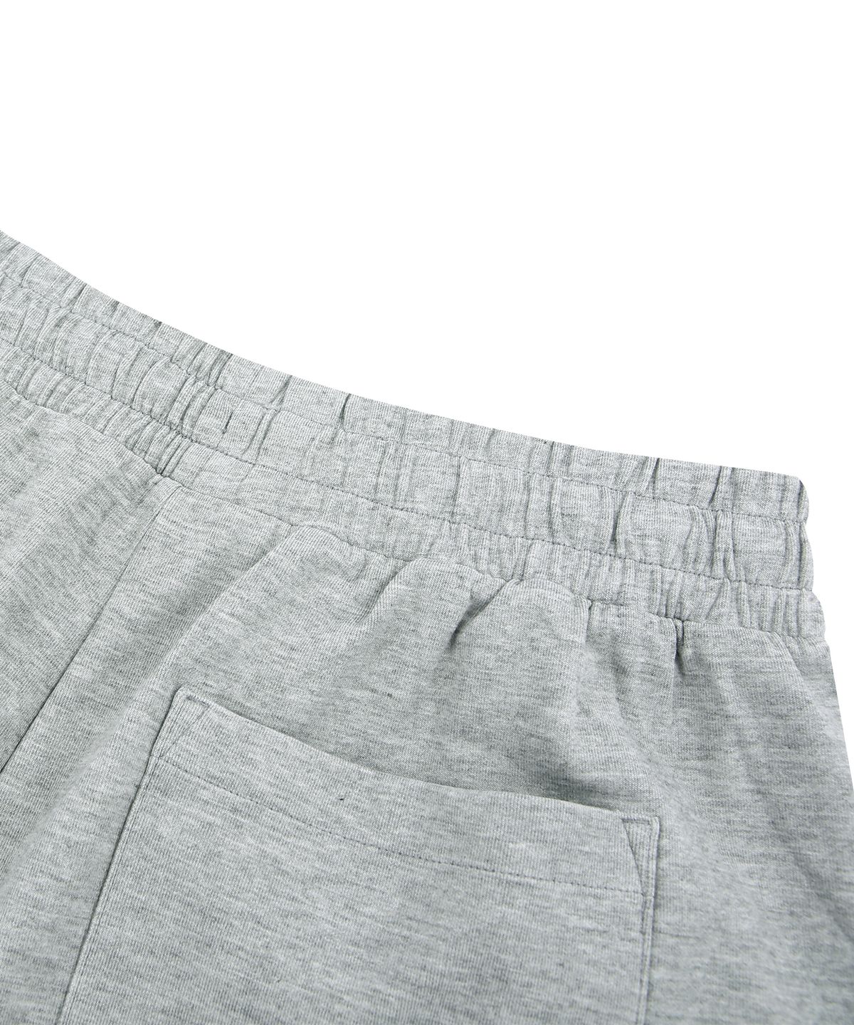 돌핀웨이브어패럴(DOLPHIN WAVE APPAREL) [2팩] 돌핀 아치로고 실리콘프린트 원턱 스웨트 쇼츠