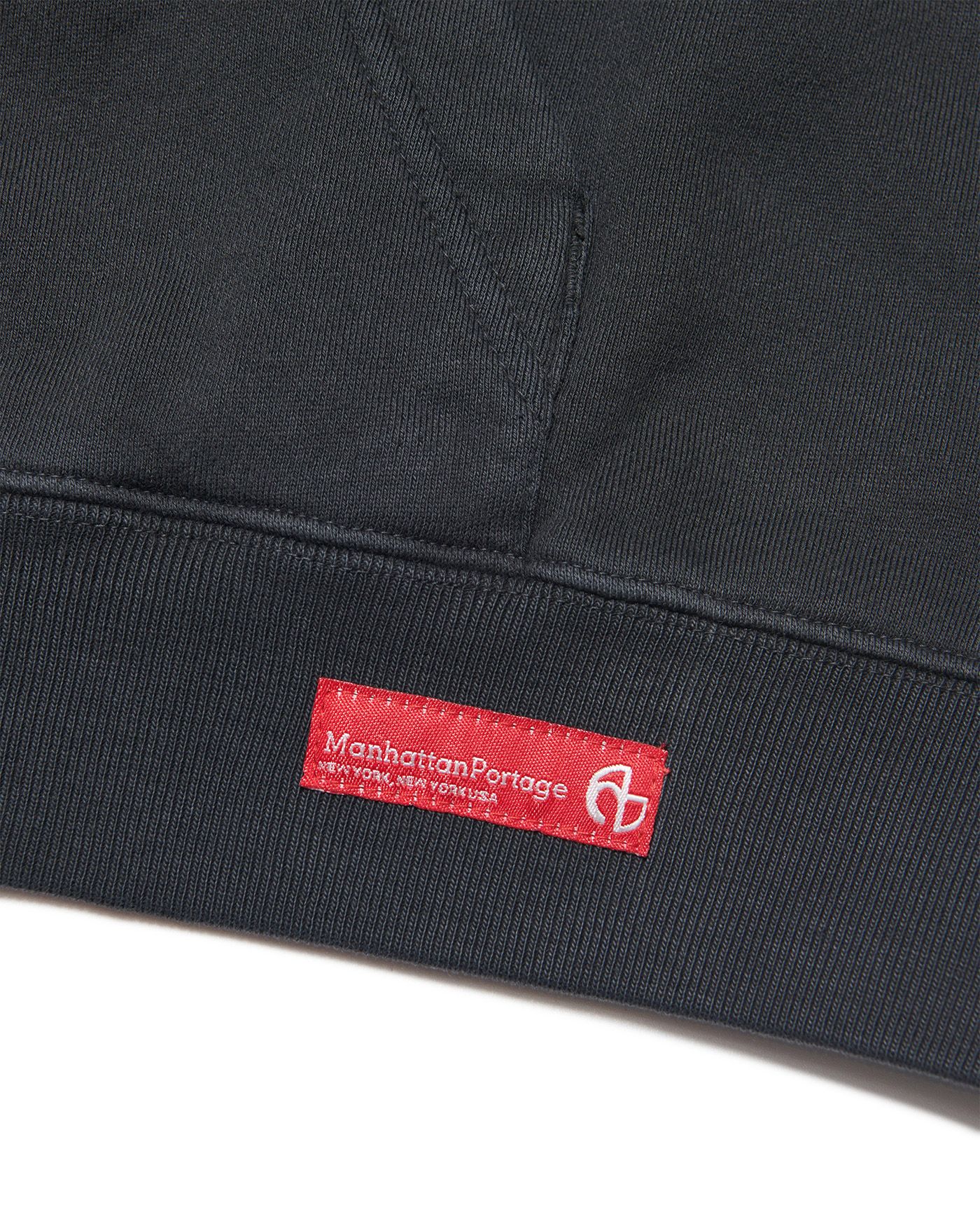 MUSINSA | NOMANUAL NM x MP HOODED ZIP-UP - WASHED BLACK