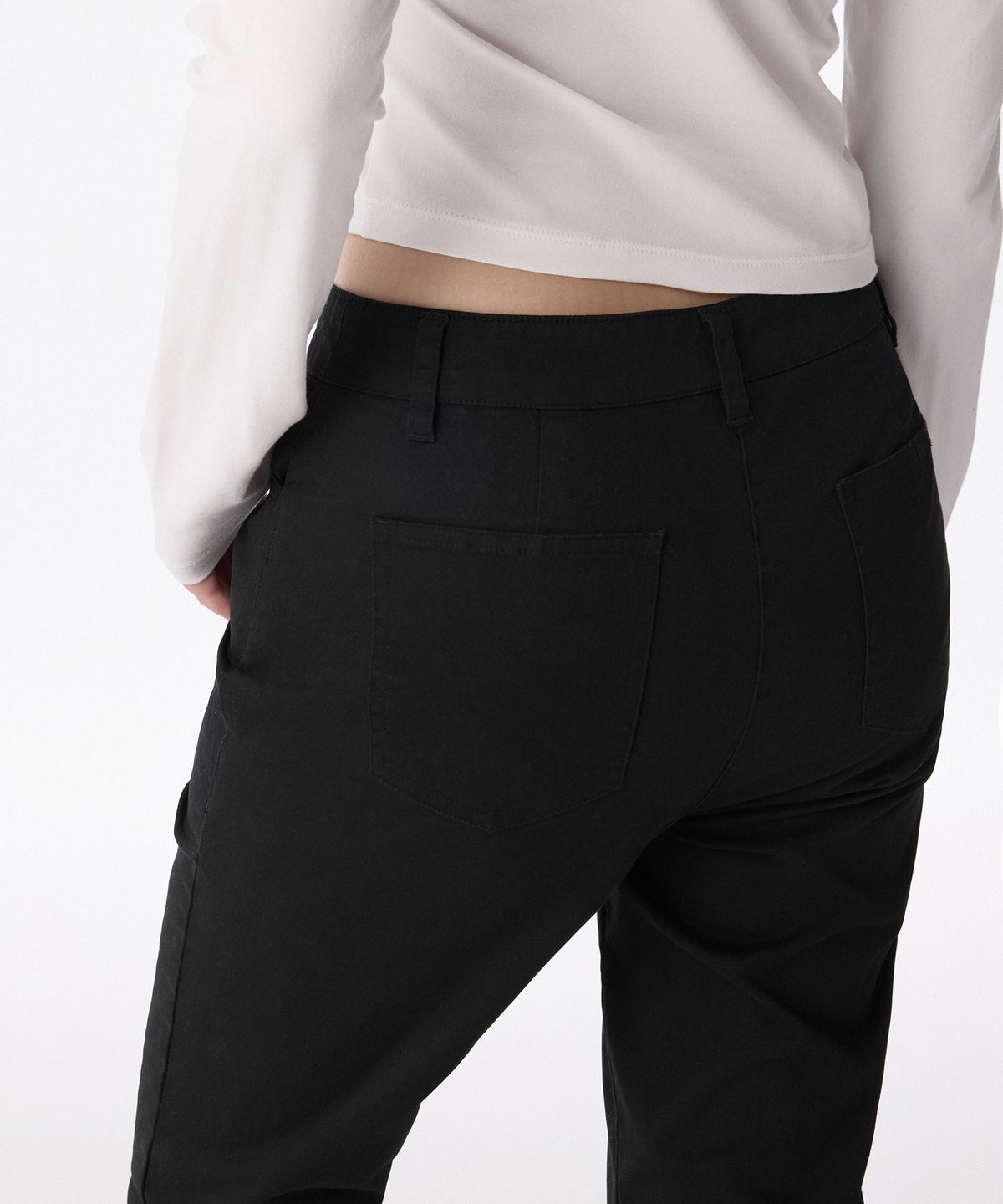 무신사 스탠다드 우먼(MUSINSA STANDARD WOMAN) 우먼즈 코튼 카프리 팬츠 [블랙]
