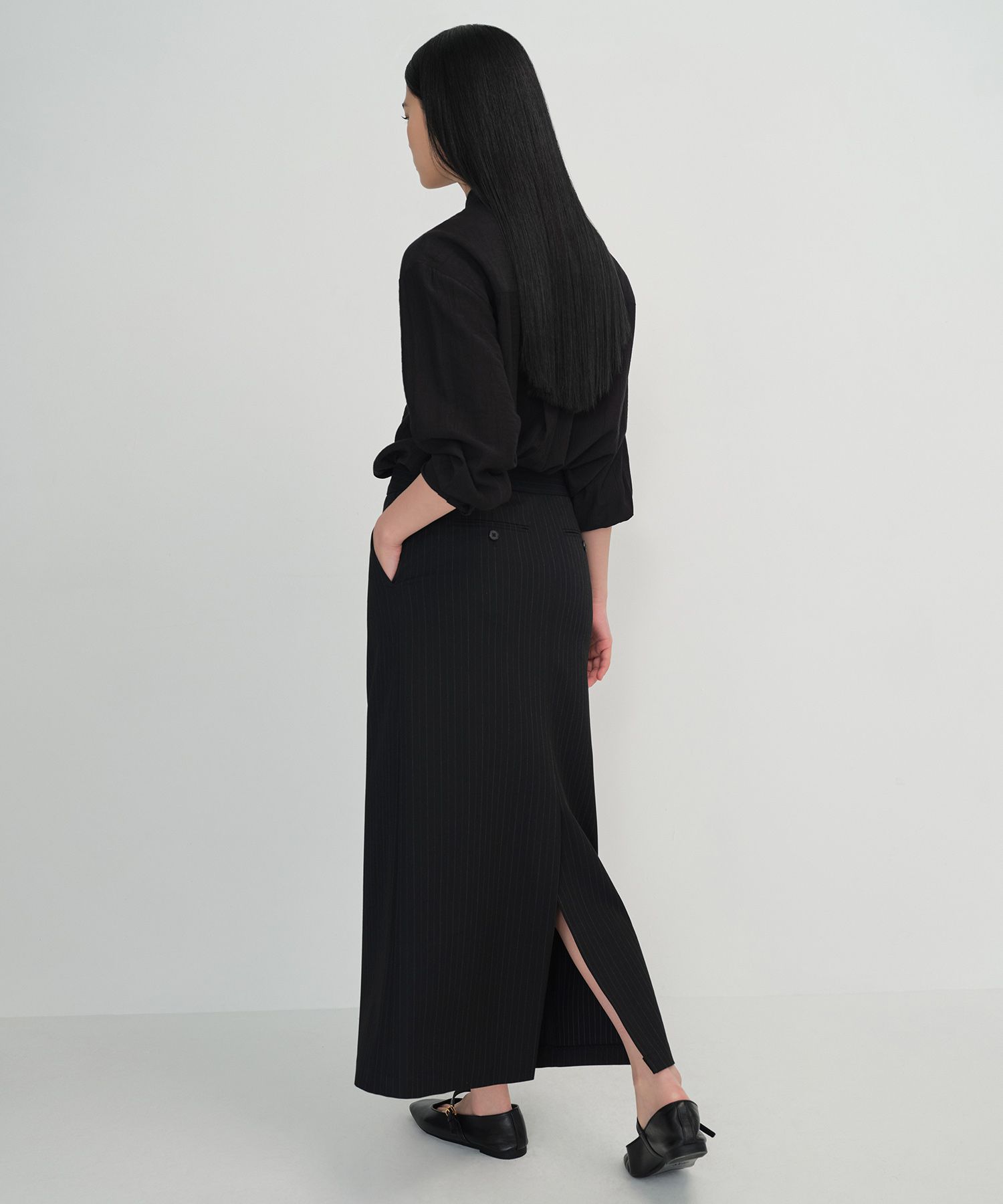 スカート musinsastandardwoman Women's Maxi Skirt Black MWBKS705-BK MUSINSA | MUSINSA STANDARD WOMAN Women's Maxi Skirt [Black]