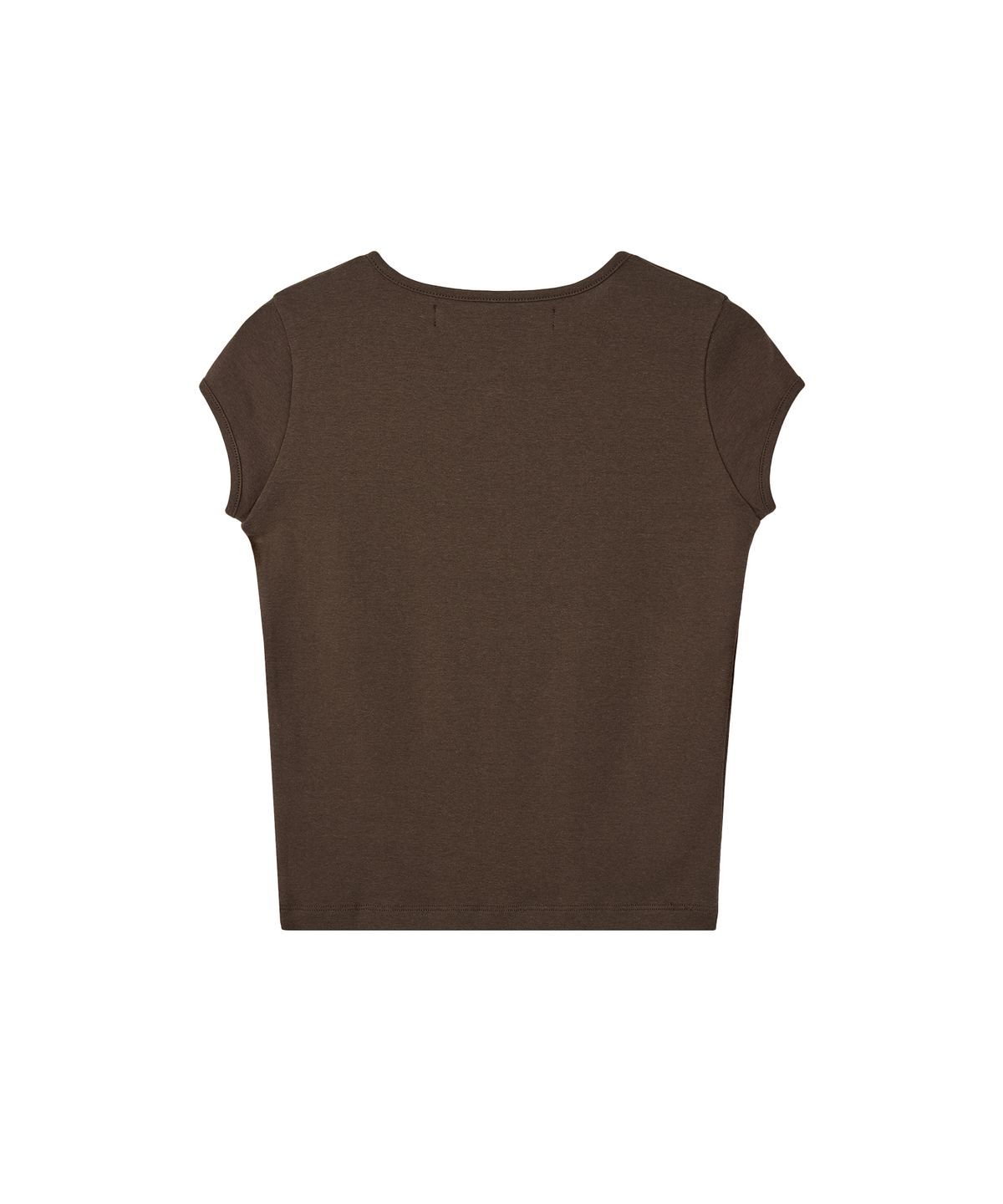 레스트앤레크레이션(REST&RECREATION) CAP SLEEVE T-SHIRT - BROWN