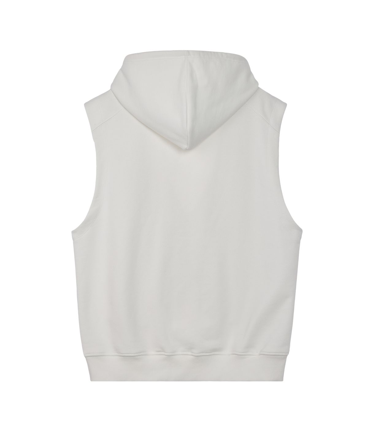 레스트앤레크레이션(REST&RECREATION) SLEEVELESS HOOD - WHITE