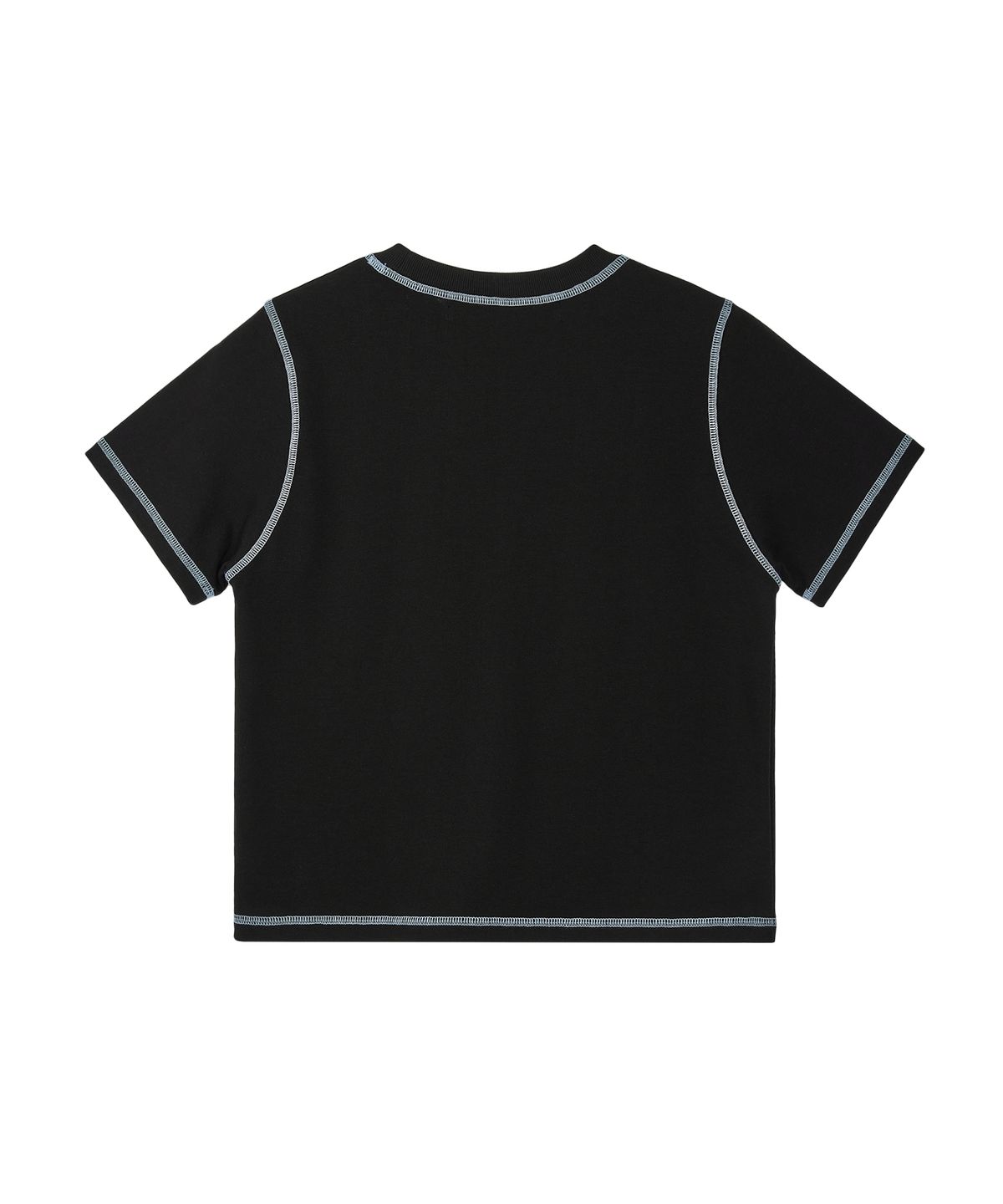 레스트앤레크레이션(REST&RECREATION) COLOR STITCH T-SHIRT - BLACK