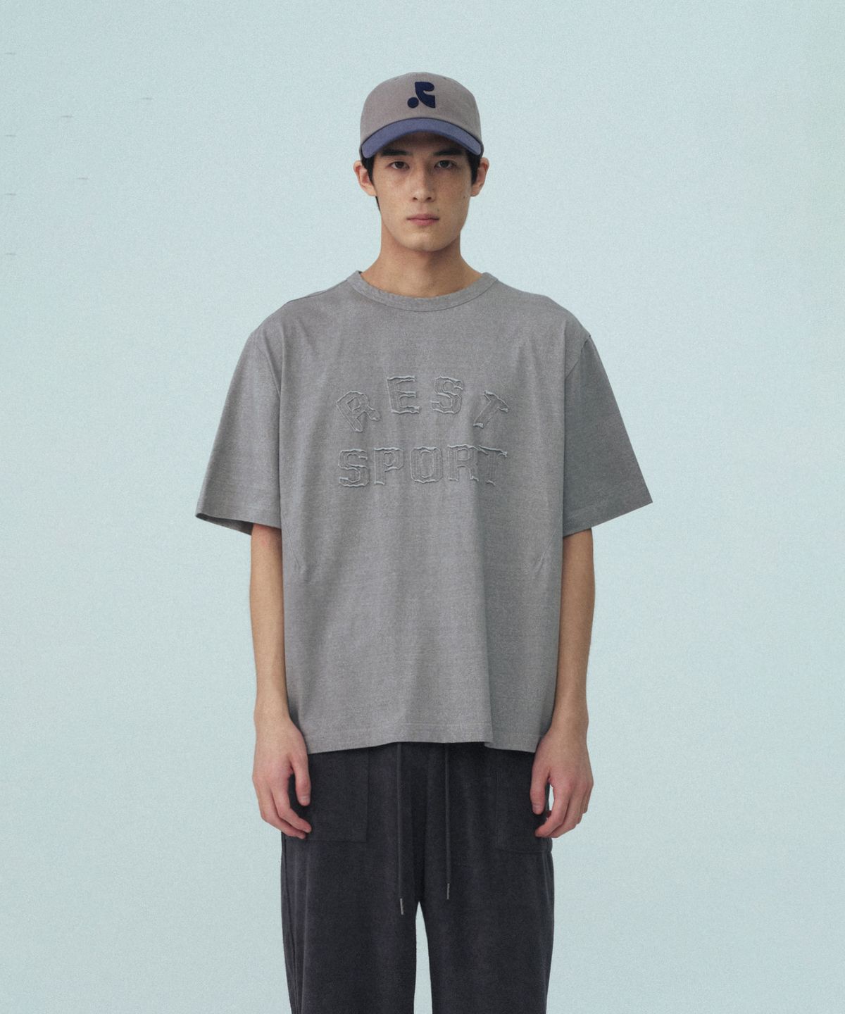 레스트앤레크레이션(REST&RECREATION) RS PIGMENT T-SHIRT - GREY