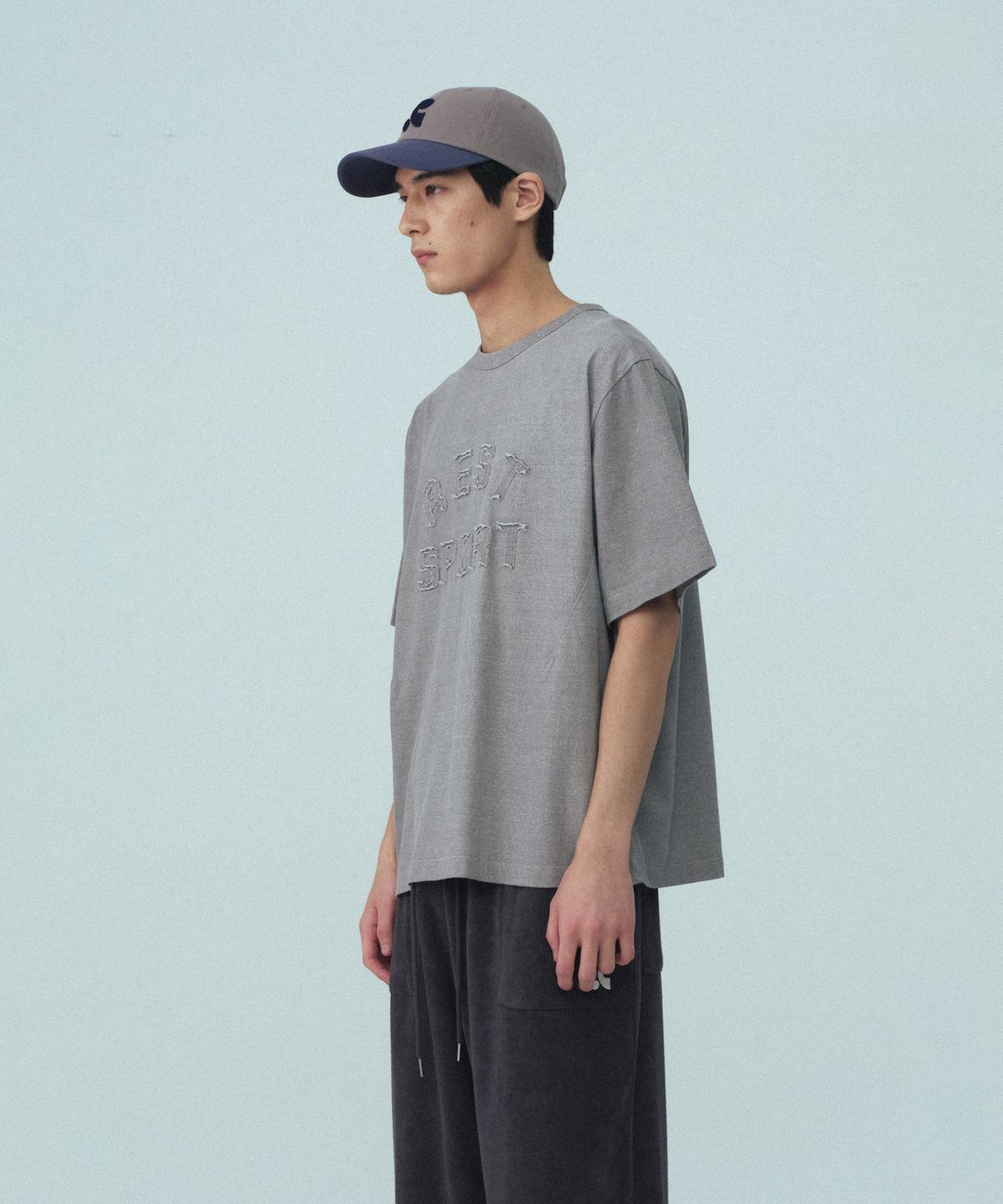 레스트앤레크레이션(REST&RECREATION) RS PIGMENT T-SHIRT - GREY