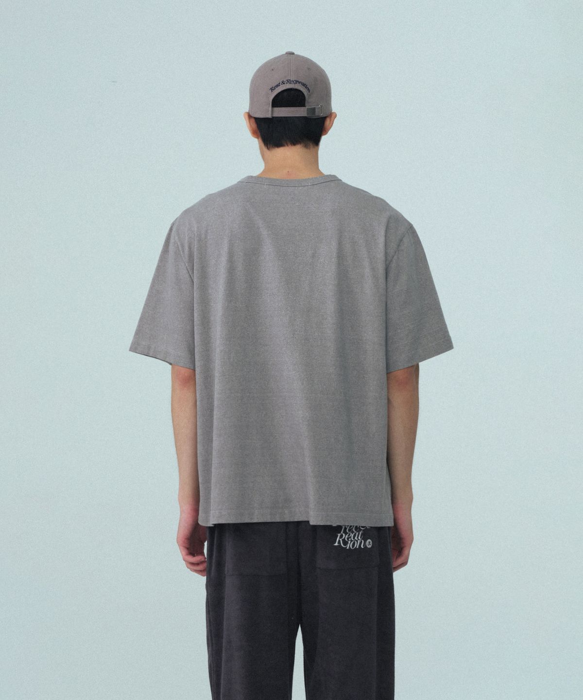레스트앤레크레이션(REST&RECREATION) RS PIGMENT T-SHIRT - GREY