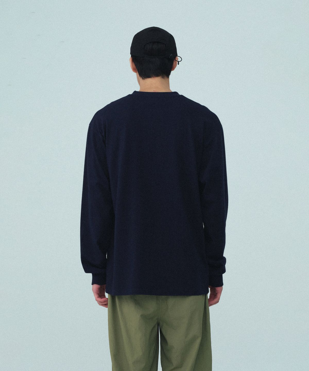레스트앤레크레이션(REST&RECREATION) CREWNECK LONG SLEEVE T-SHIRT - NAVY