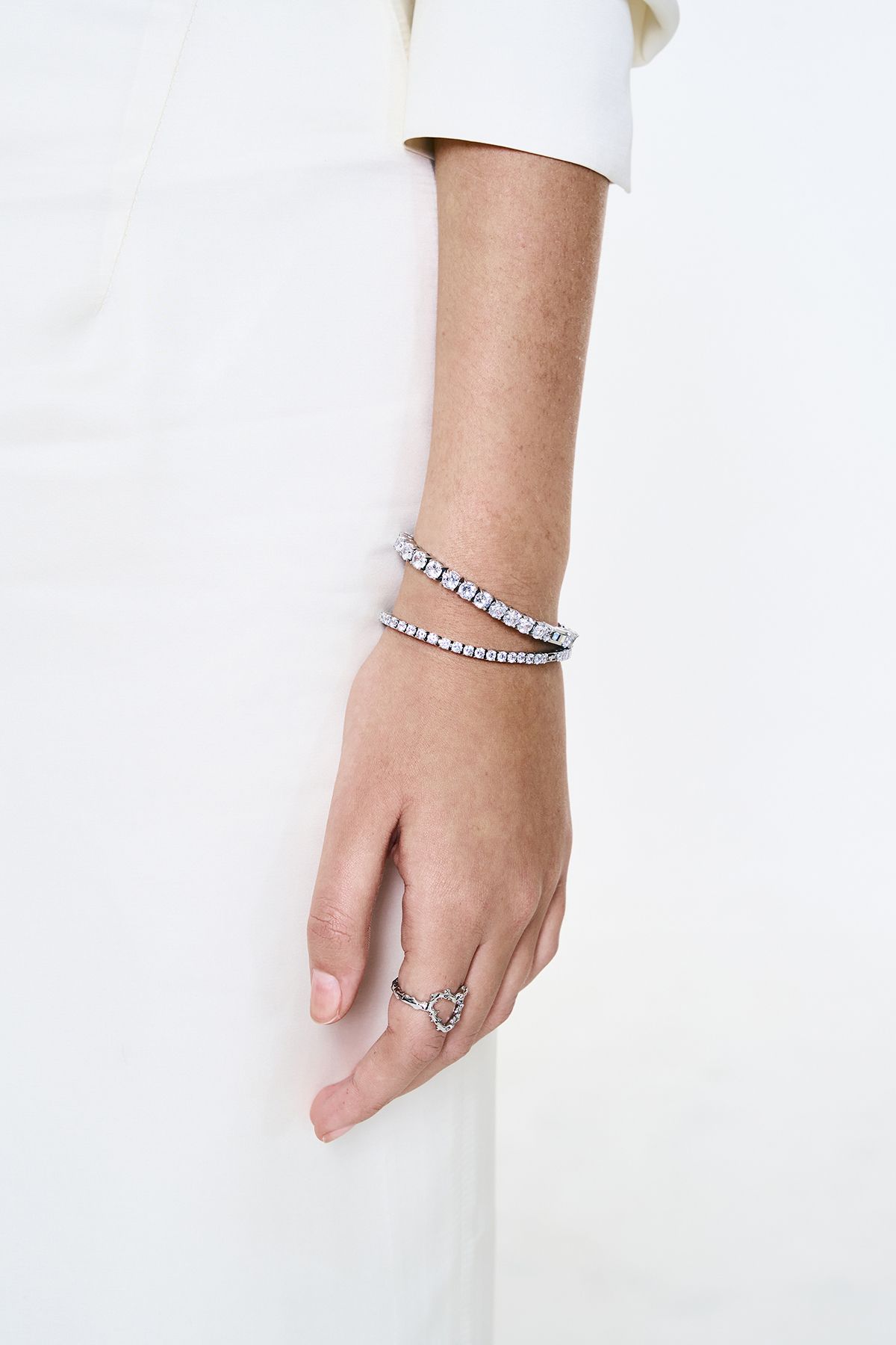 센티멍(SENTIMENTS) NO.556 [MEDIUM] TENNIS CUBIC BRACELET