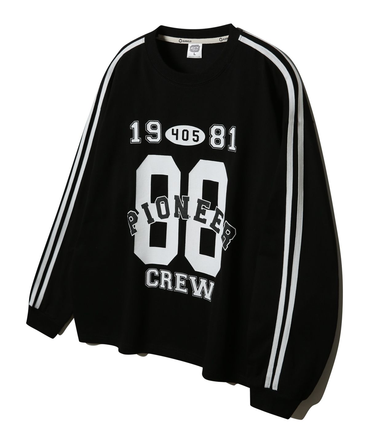 앨빈클로(ALVINCLO) 파이오니어 트랙 오버핏 긴팔티 AVT940 (2 COLOR)