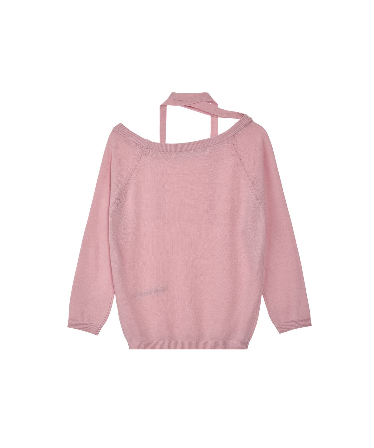 레스트앤레크레이션(REST&RECREATION) ONE-SHOULDER KNIT TOP - PINK