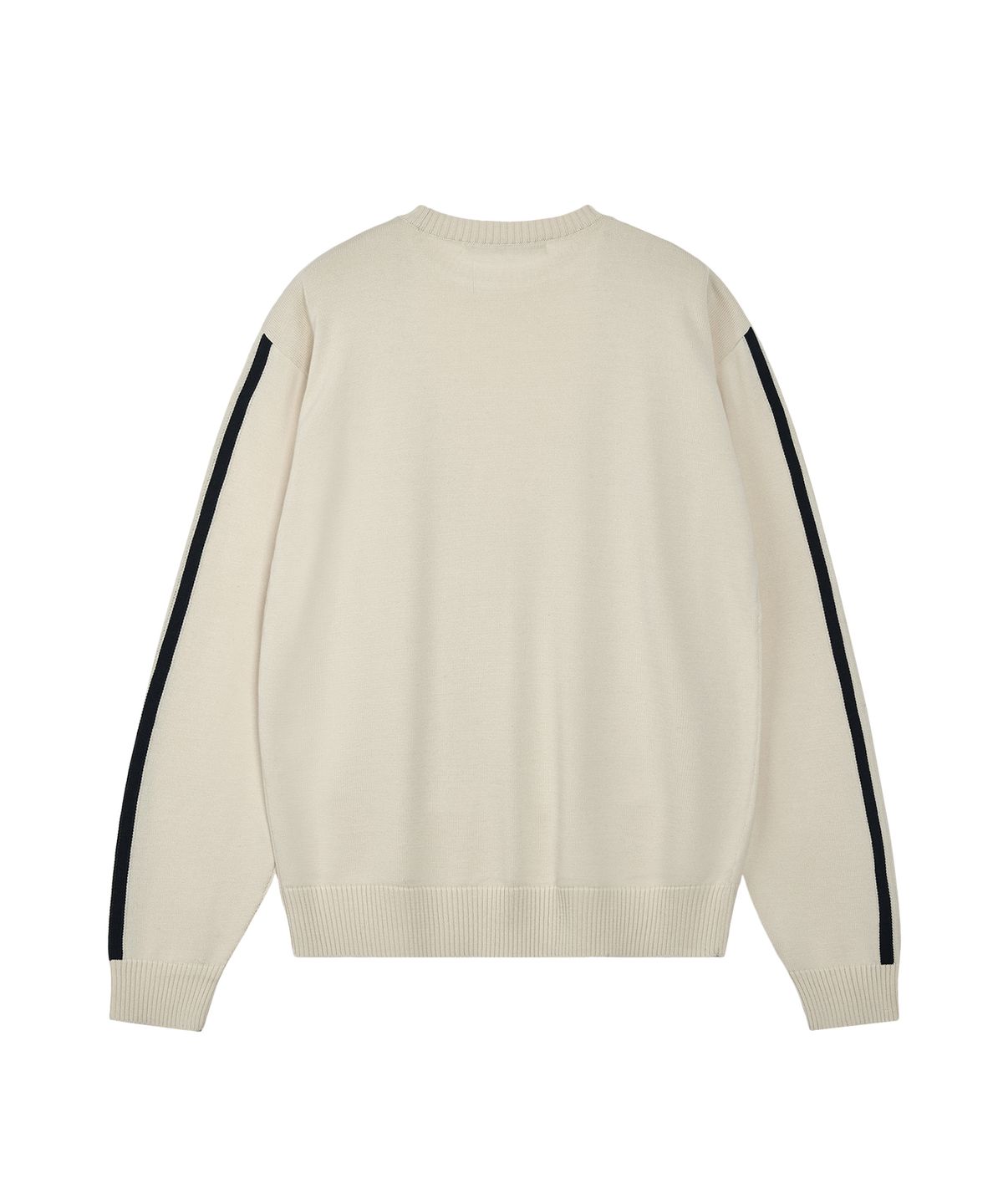 레스트앤레크레이션(REST&RECREATION) COLORATION CREW NECK KNIT - CREAM