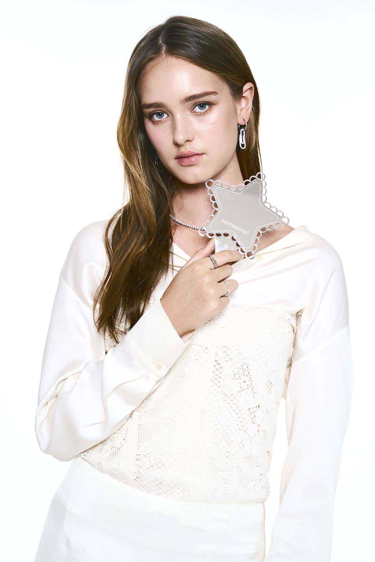 센티멍(SENTIMENTS) NO.604 [SILVER] STAR HAND MIRROR