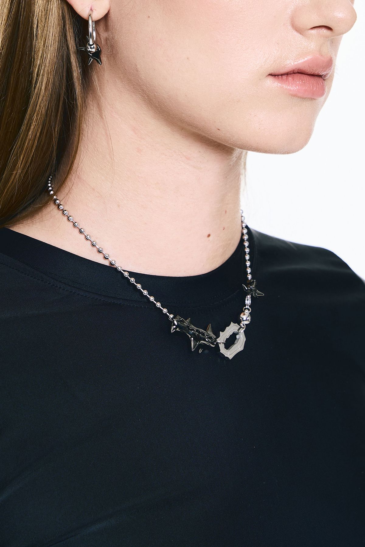 센티멍(SENTIMENTS) NO.625 [BLACK] NECKLACE