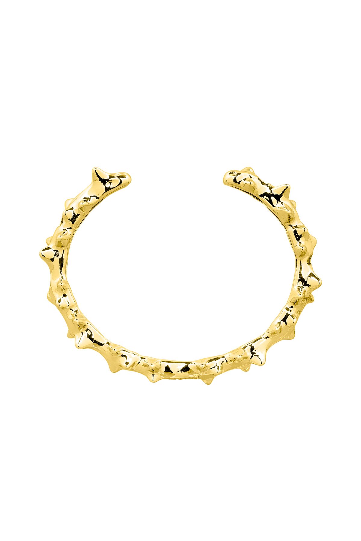 센티멍(SENTIMENTS) NO.630 [GOLD] SPIKY BANGLE BRACELET