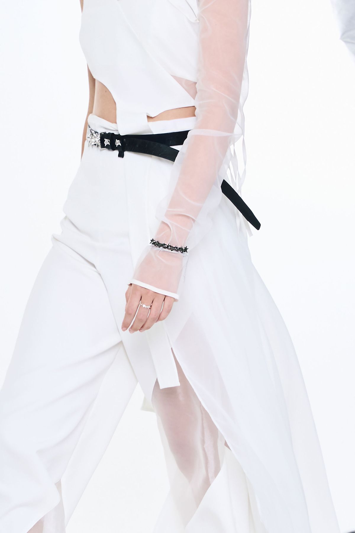 센티멍(SENTIMENTS) NO.630 [BLACK] SPIKY BANGLE BRACELET