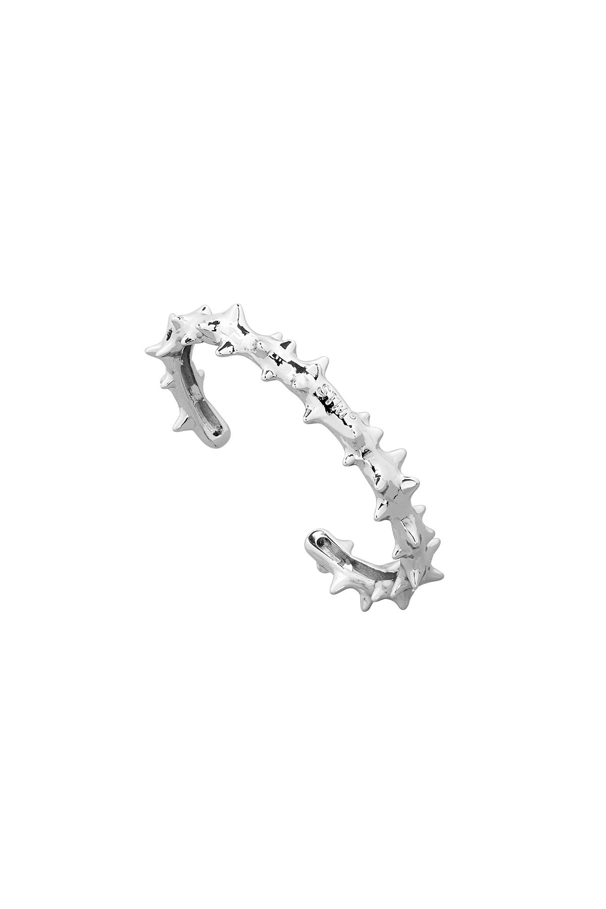 센티멍(SENTIMENTS) NO.630 [SILVER] SPIKY BANGLE BRACELET