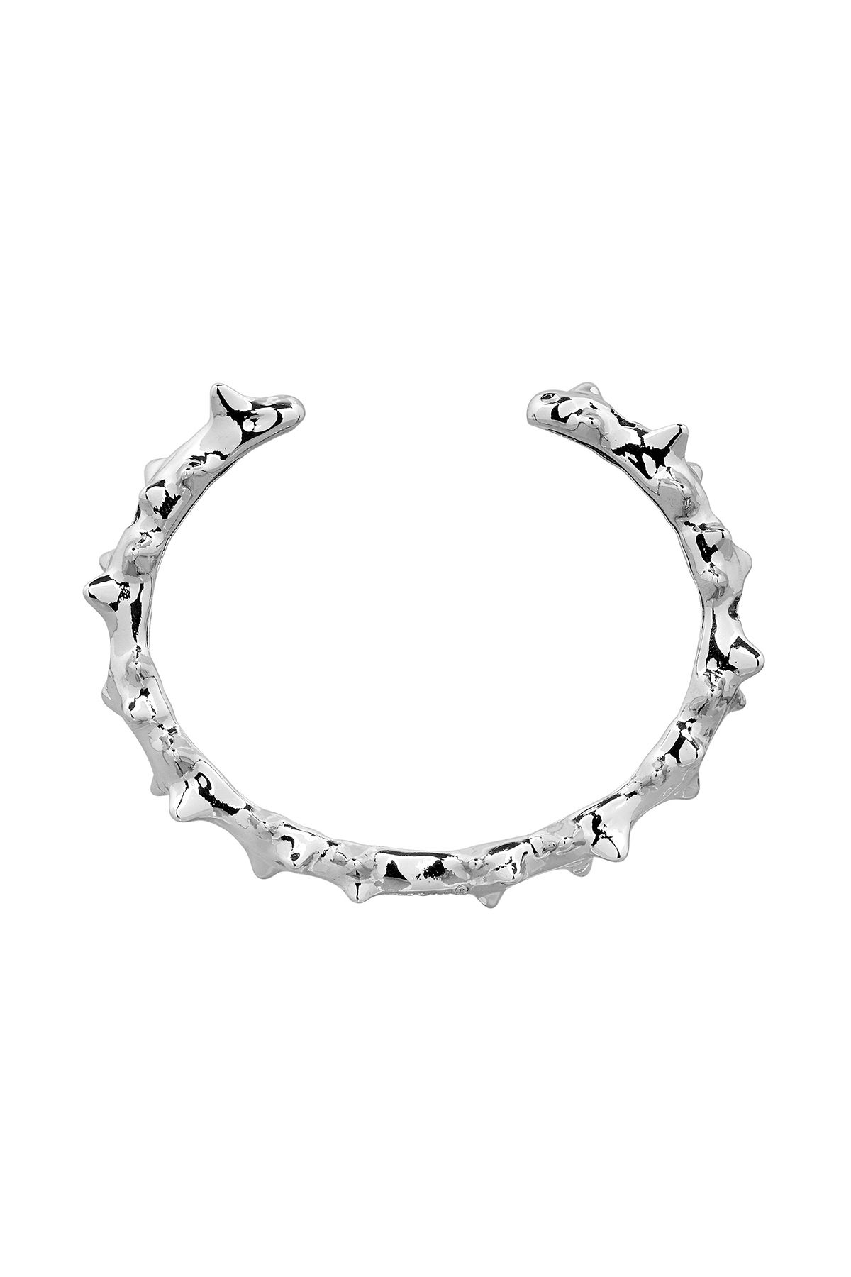 센티멍(SENTIMENTS) NO.630 [SILVER] SPIKY BANGLE BRACELET