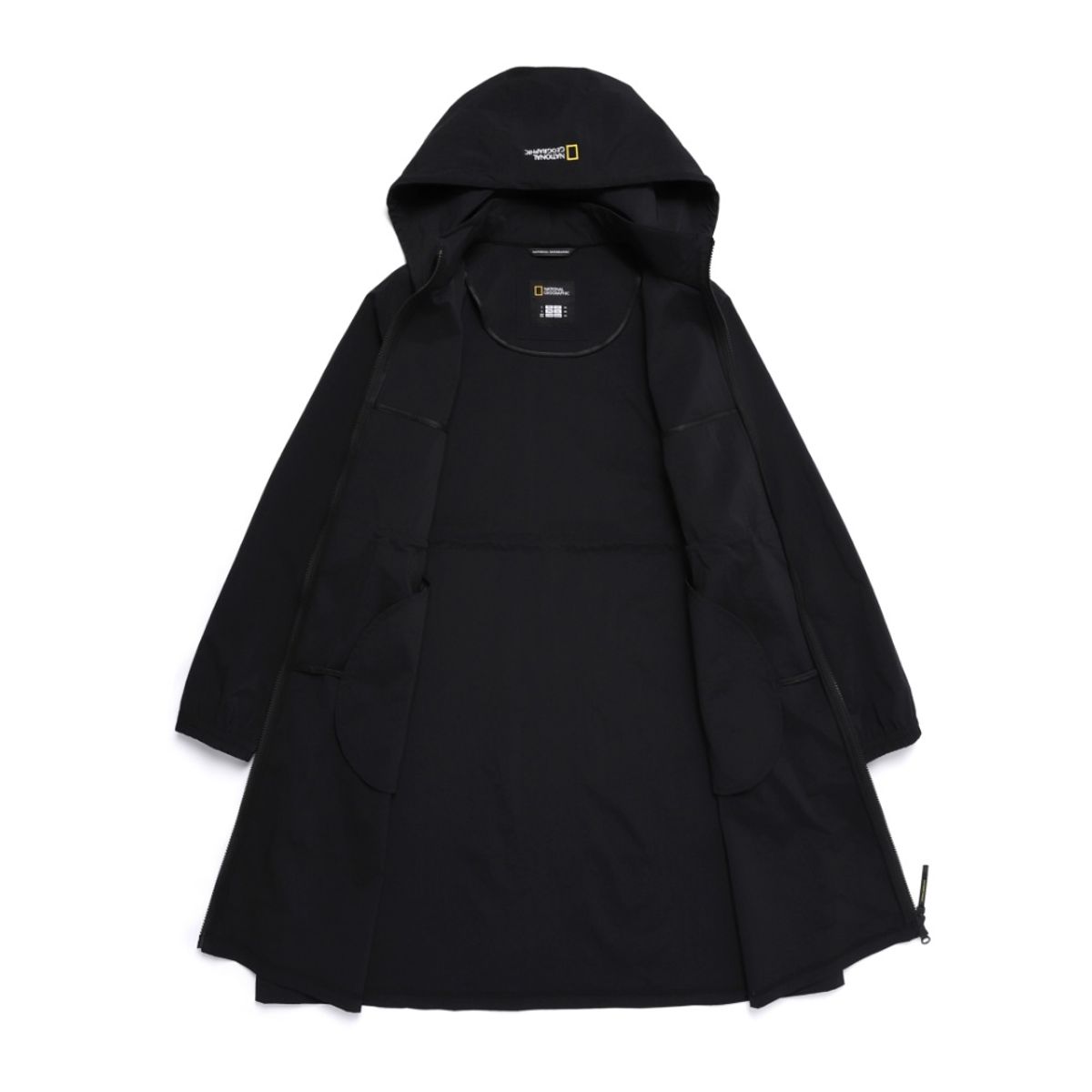 내셔널지오그래픽(NATIONALGEOGRAPHIC) N251WFT083 여성 시그너스 우븐 롱 풀집업  CARBON BLACK