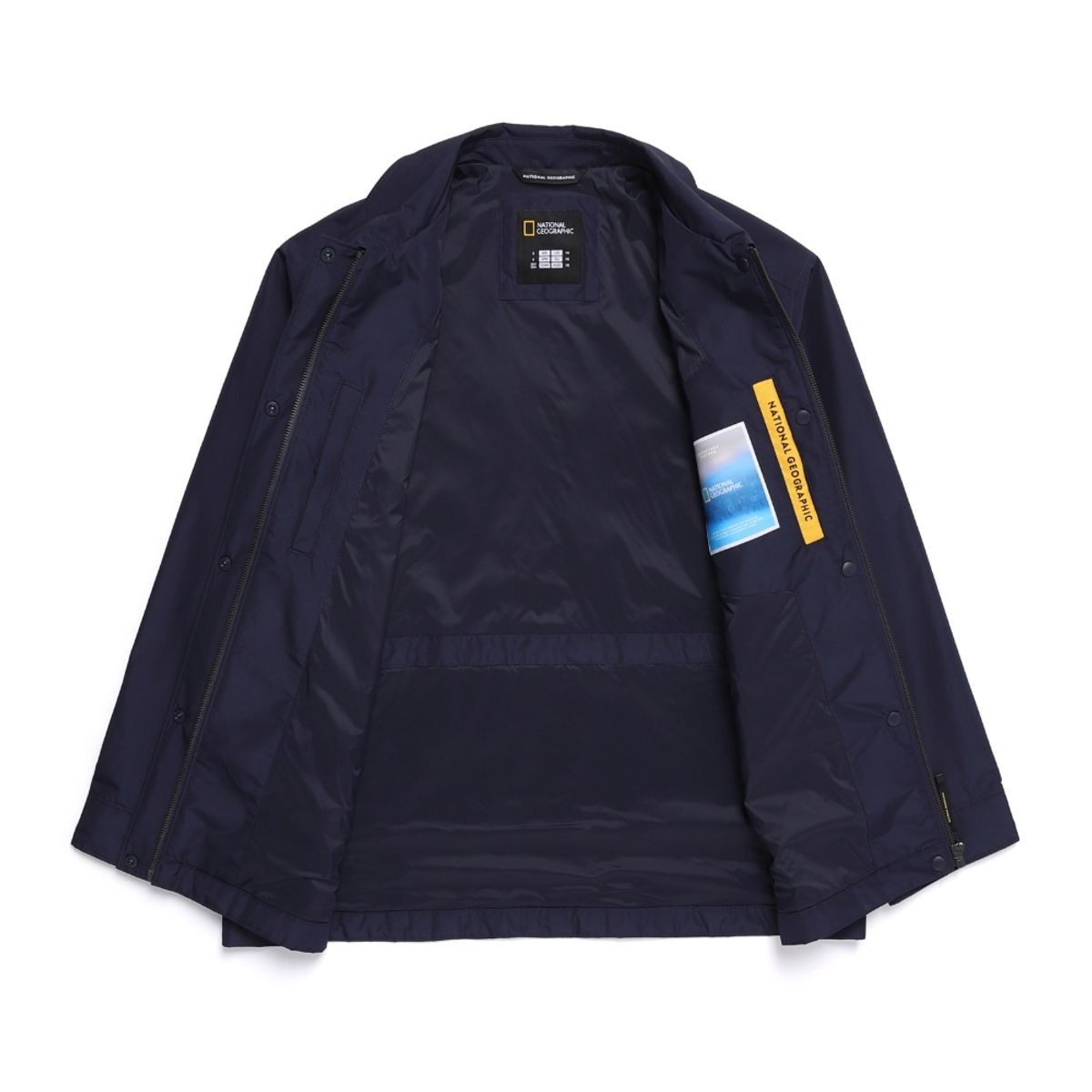 내셔널지오그래픽(NATIONALGEOGRAPHIC) N251WJP050 여성 마르쉬 카라 중기장 점퍼 NAVY