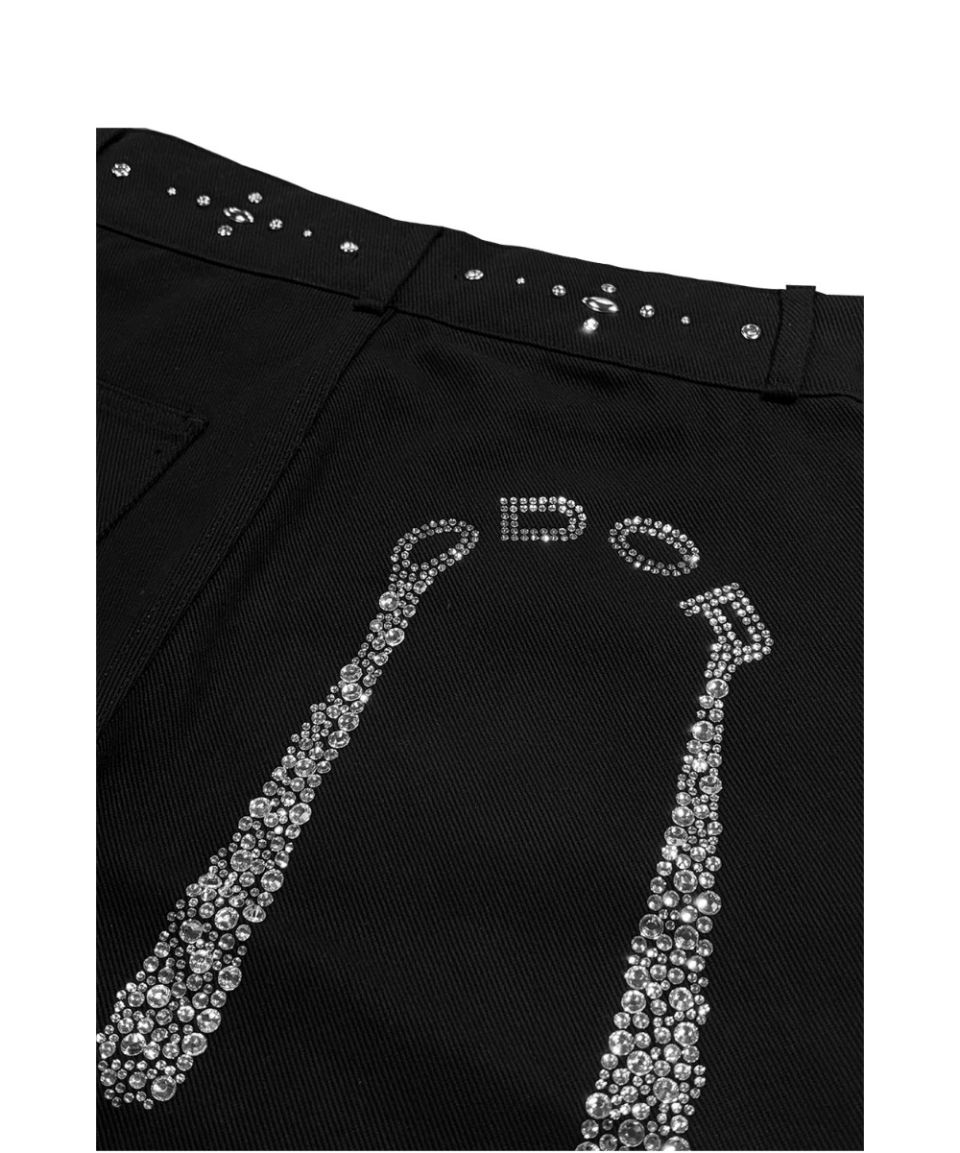 MUSINSA公式 | ODOR Cris studded pants