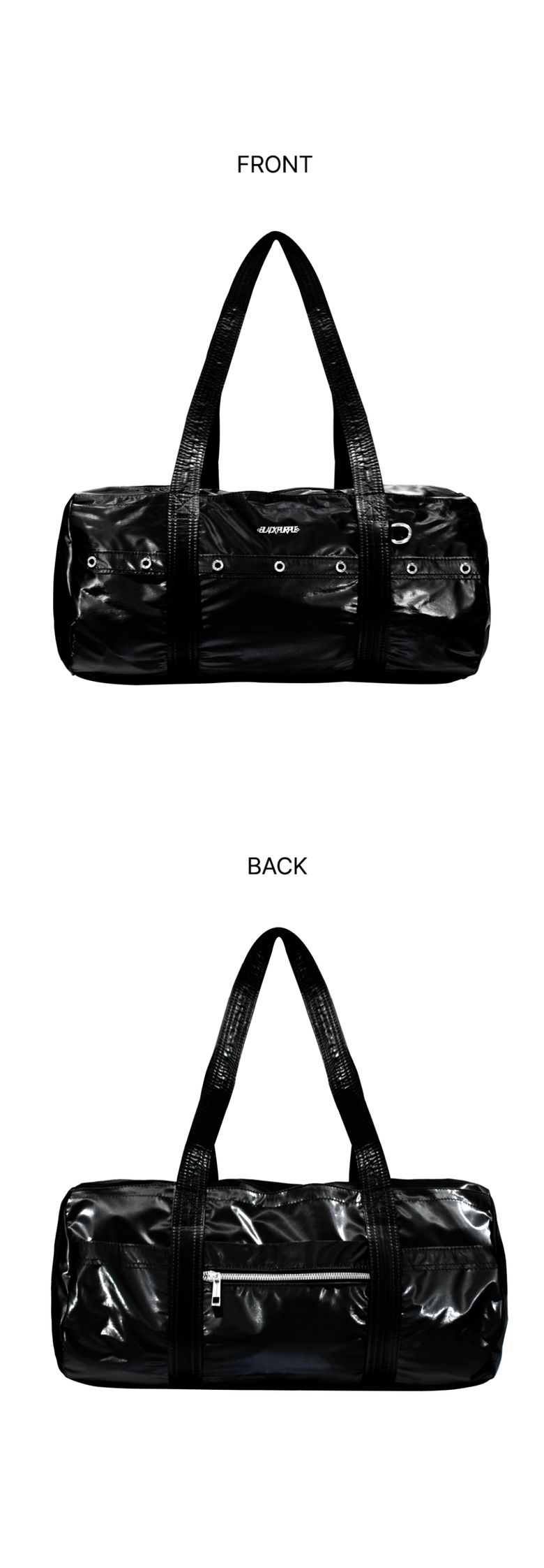 MUSINSA公式 | BLACK PURPLE ニキグロッシー ダッフルバッグ NIKI 