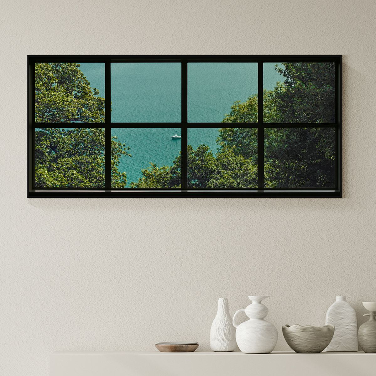 인메이블(INMABLE) 와이드 포스터 액자 대형 인테리어 소품 Deep Blue Calm