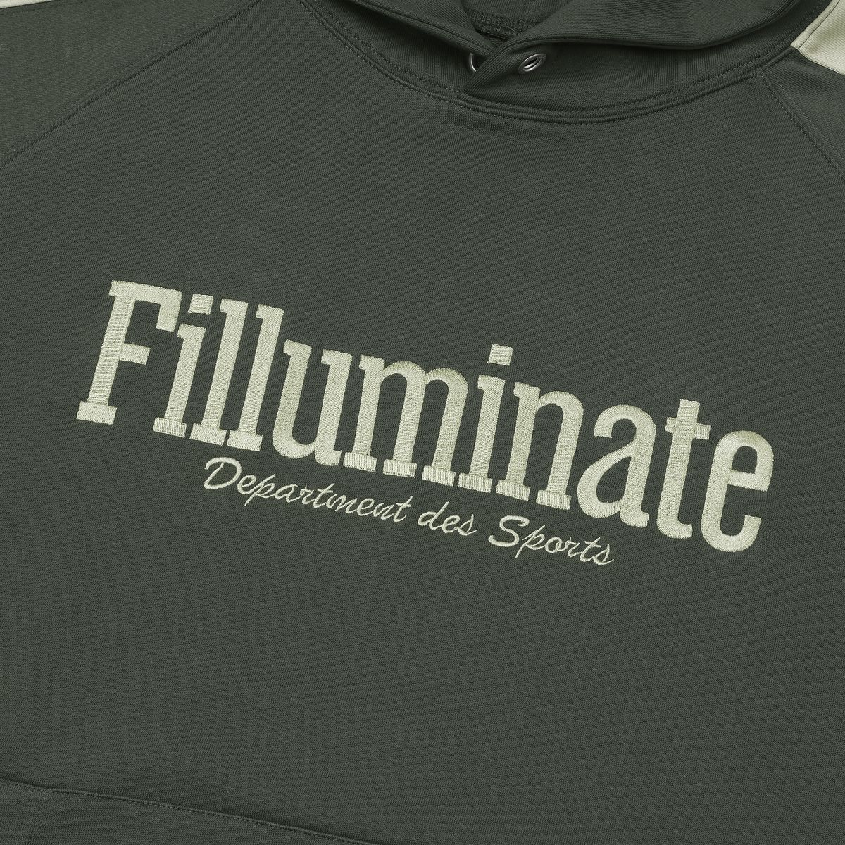 필루미네이트(FILLUMINATE) 스포츠 블럭 후디-차콜