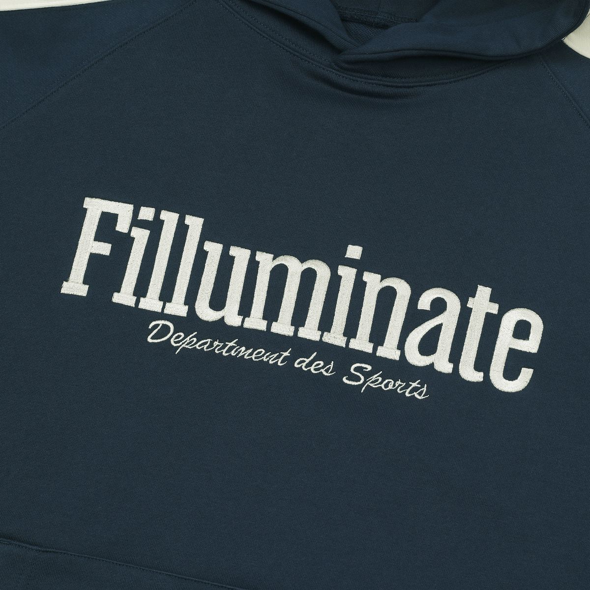 필루미네이트(FILLUMINATE) 스포츠 블럭 후디-네이비
