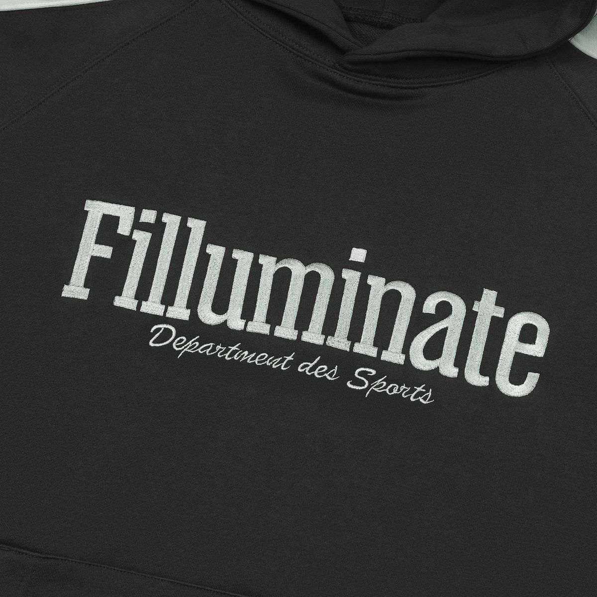 필루미네이트(FILLUMINATE) 스포츠 블럭 후디-블랙