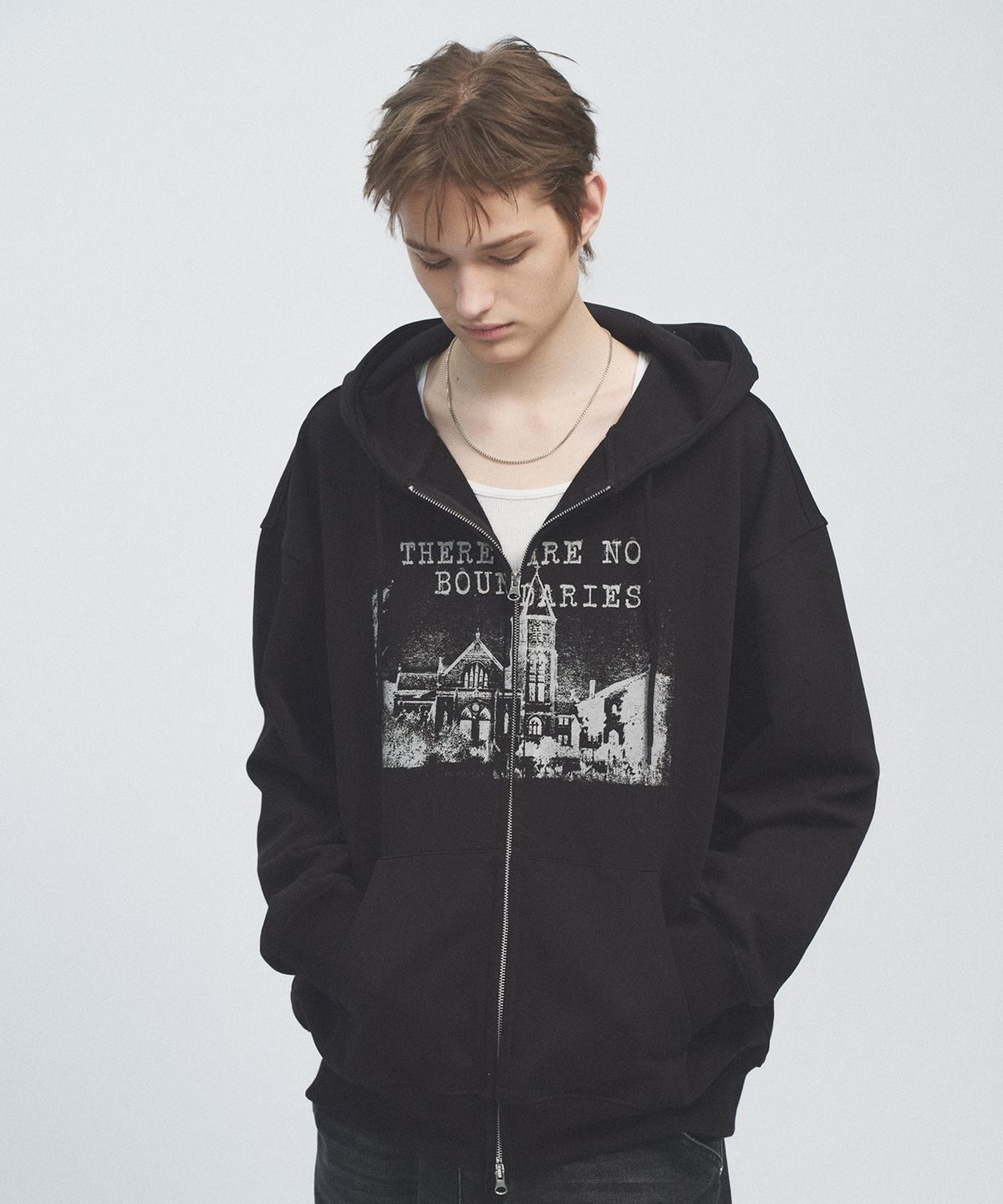 카네이테이(KANEITEI) NO BOUNDARIES HOOD ZIP-UP (BLACK)