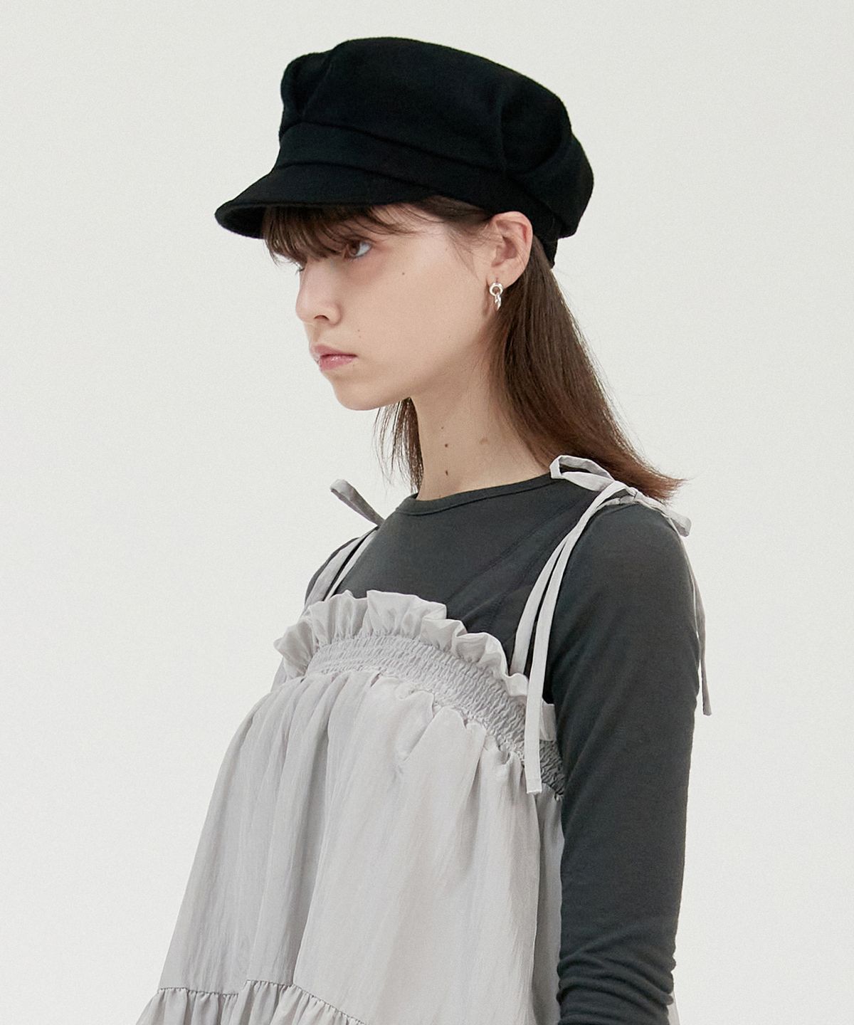 경(GYEONG) Newsboys Cap_Black