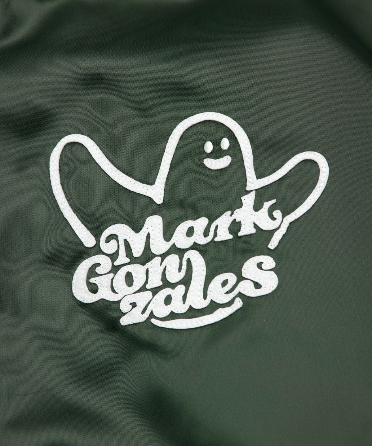 마크곤잘레스(MARK GONZALES) 뉴엔젤 바시티 자켓 - D/GREEN