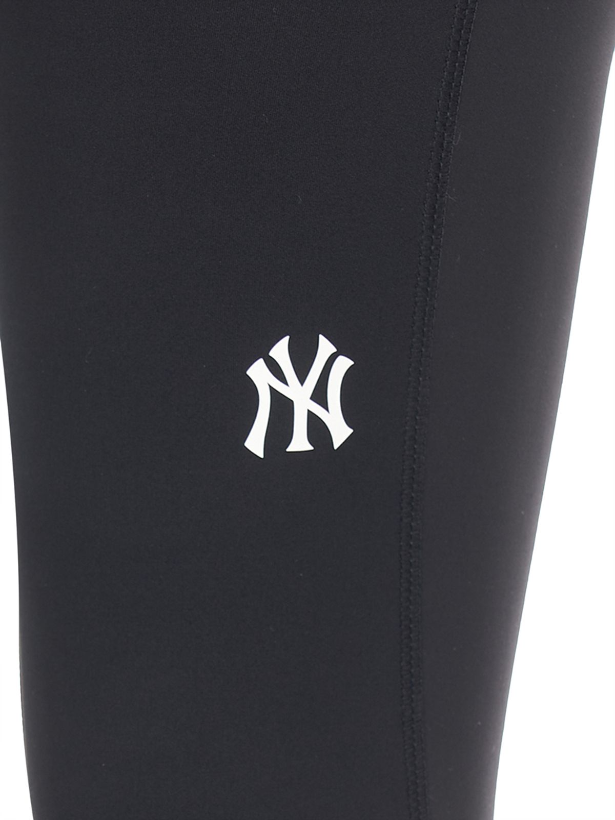 엠엘비(MLB) 여성 베이직 사이드 포켓 레깅스 NY (Black)