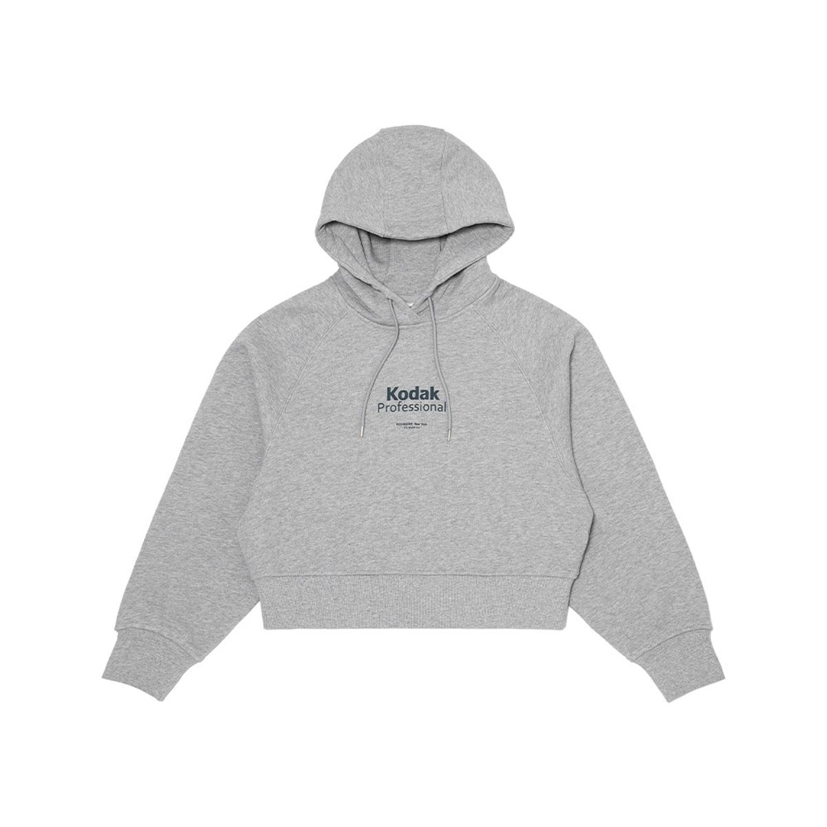 코닥(KODAK) 메일러 그래픽 후드티셔츠 우먼 MELANGE GREY