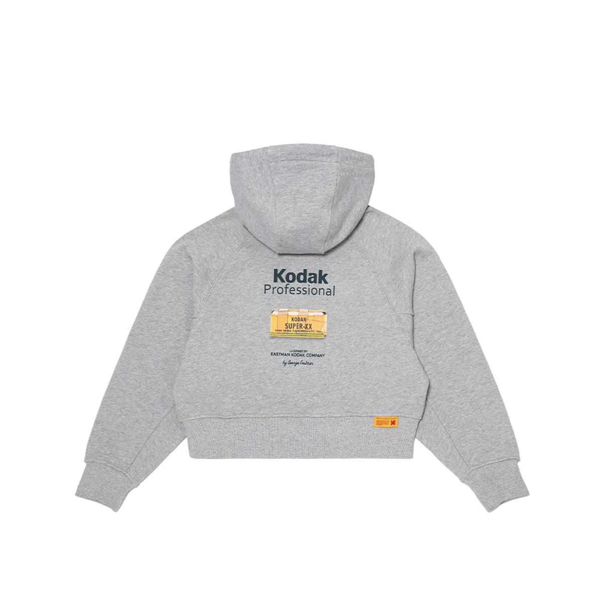 코닥(KODAK) 메일러 그래픽 후드티셔츠 우먼 MELANGE GREY