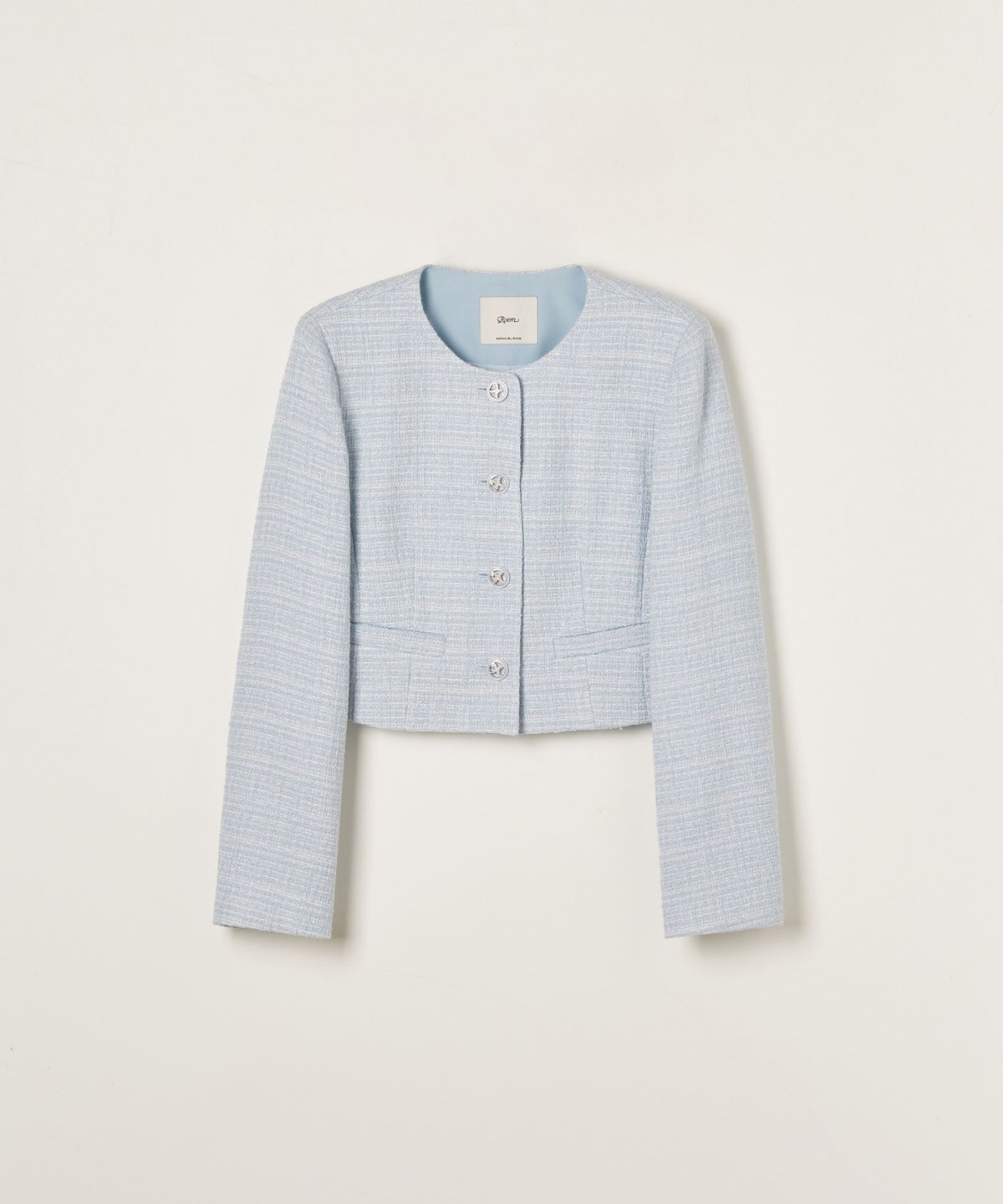 로엠(ROEM) 트위드 크롭 자켓_RMJKF12S55
