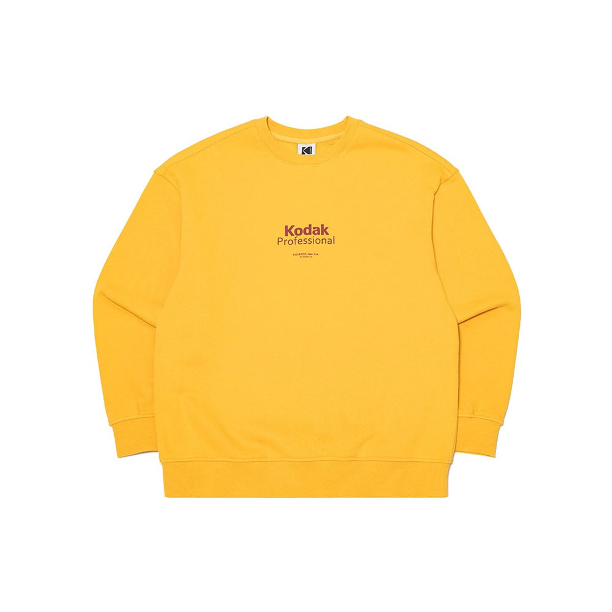 코닥(KODAK) 메일러 그래픽 맨투맨 YELLOW