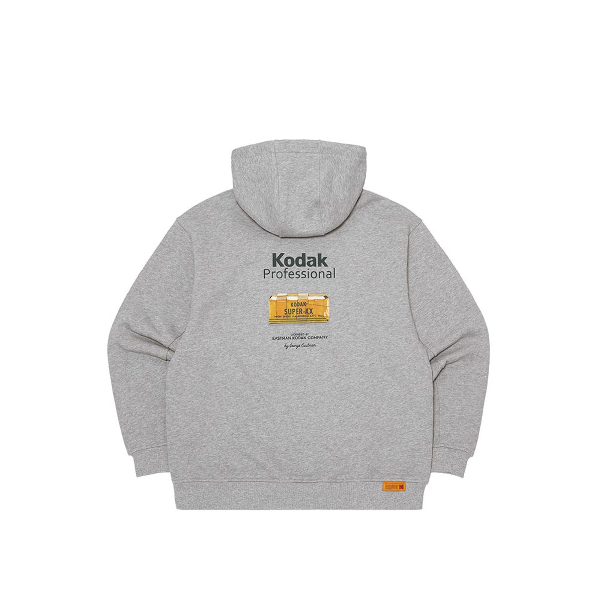 코닥(KODAK) 메일러 그래픽 후드티셔츠 MELANGE GREY